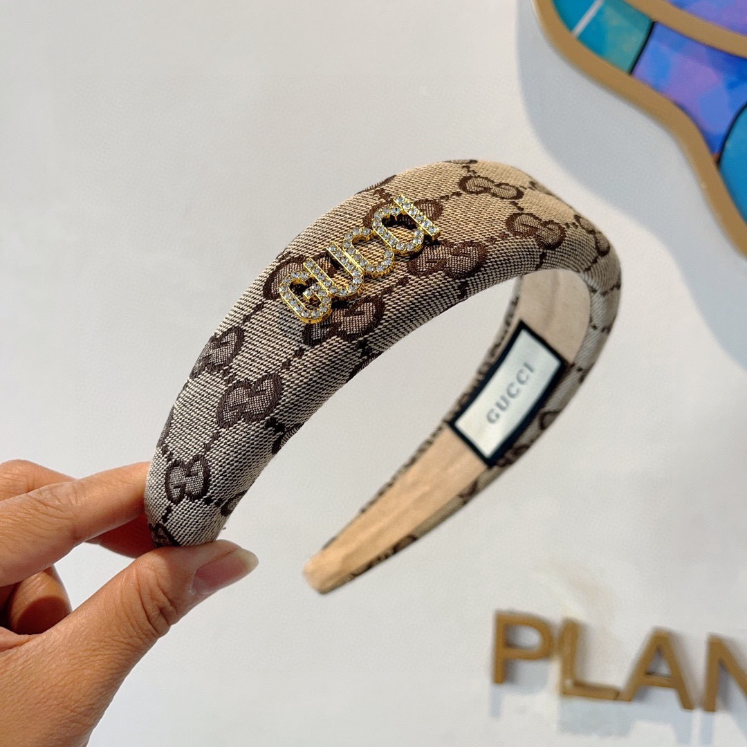 GUCCI グッチ ヘアバンド グッチ ロゴ メンズ レディース 全3色 - 画像 3