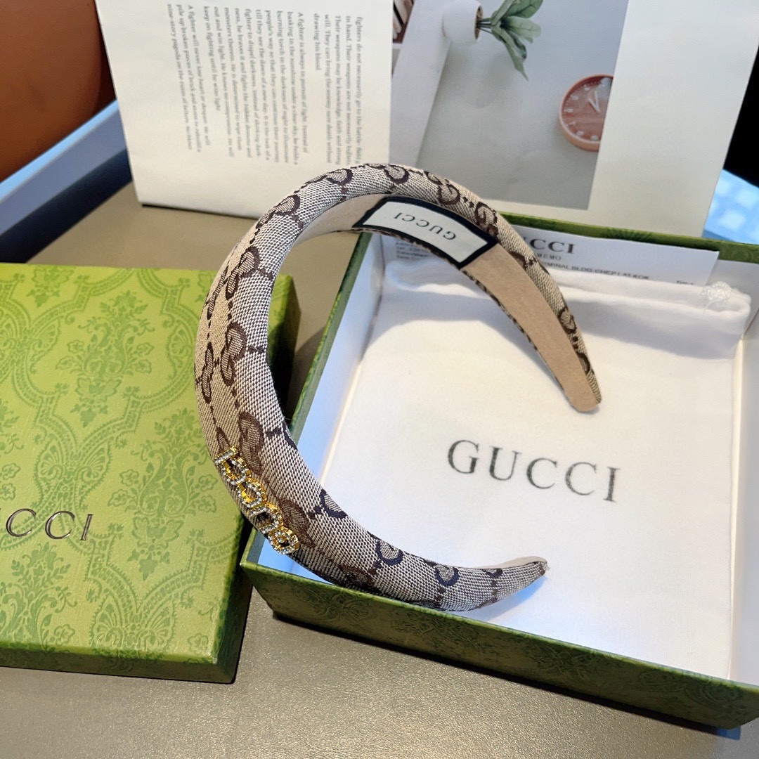GUCCI グッチ ヘアバンド グッチ ロゴ メンズ レディース 全3色 - 画像 5