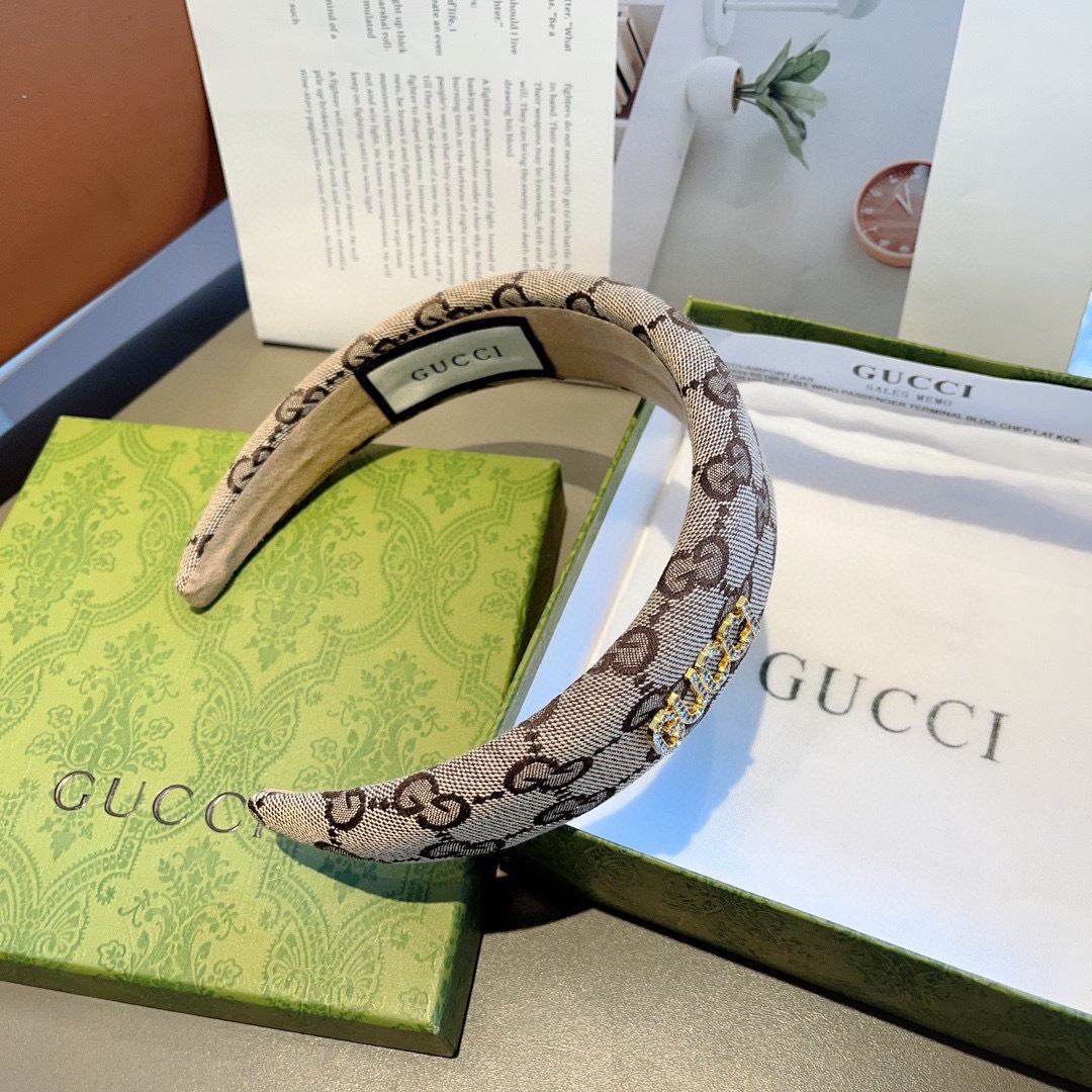 GUCCI グッチ ヘアバンド グッチ ロゴ メンズ レディース 全3色 - 画像 7