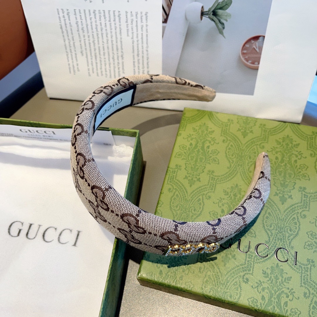 GUCCI グッチ ヘアバンド グッチ ロゴ メンズ レディース 全3色 - 画像 8