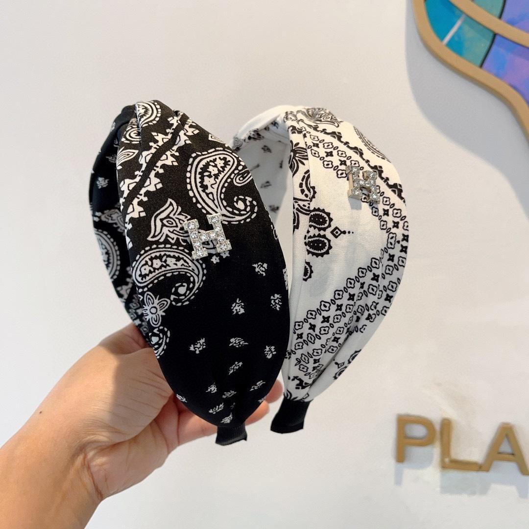 HERMES ランバンスタイル ヘアバンド バンド ディオール ブラック - 画像 9