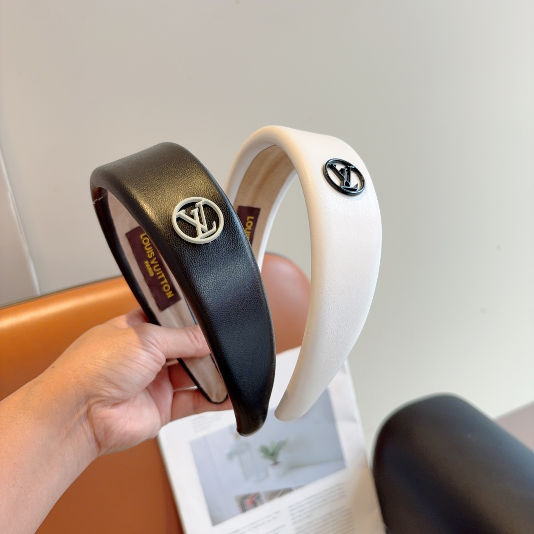 LOUIS VUITTON ルイヴィトン ヘアアクセサリー 本革 通勤 全3色 - 画像 4