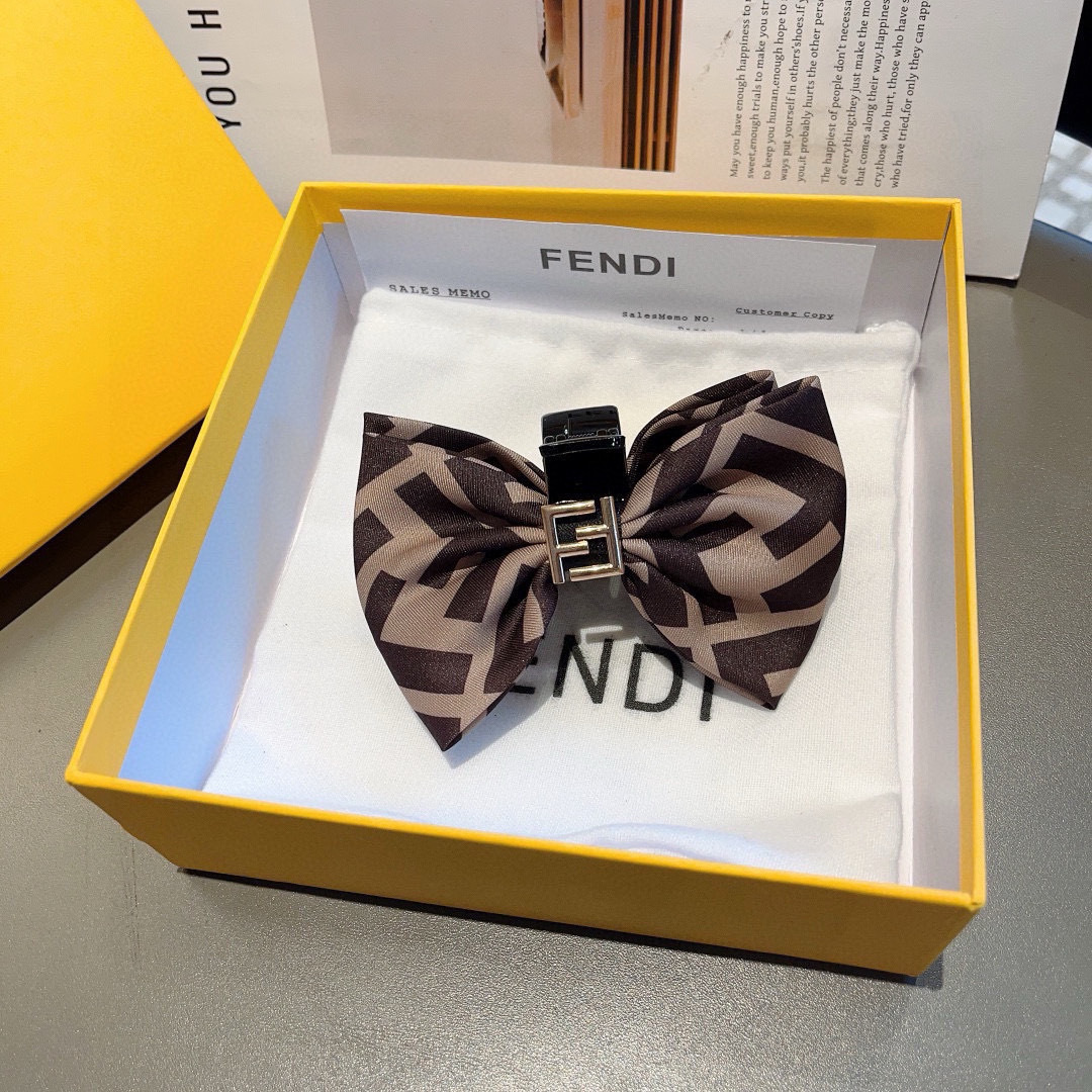 FENDI フェンディ ヘアクリップ ファッション ブラック 全1色 - 画像 7