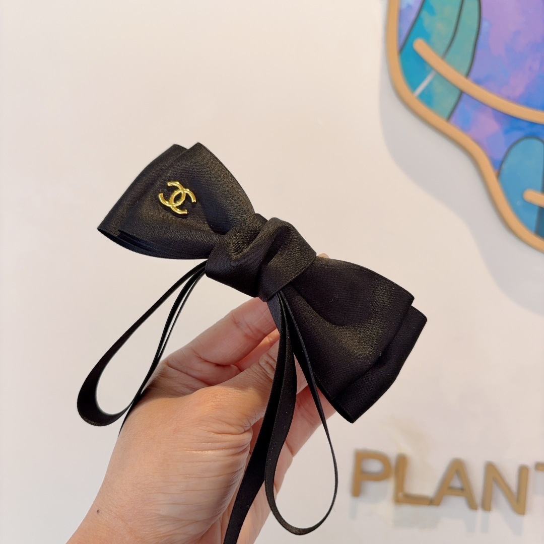 CHANEL シャネル ヘアクリップ ファッション ブランド 大ぶり かわいい ブラック - 画像 4