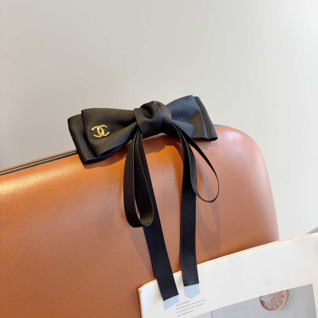 CHANEL シャネル ヘアクリップ ファッション ブランド 大ぶり かわいい ブラック - 画像 6