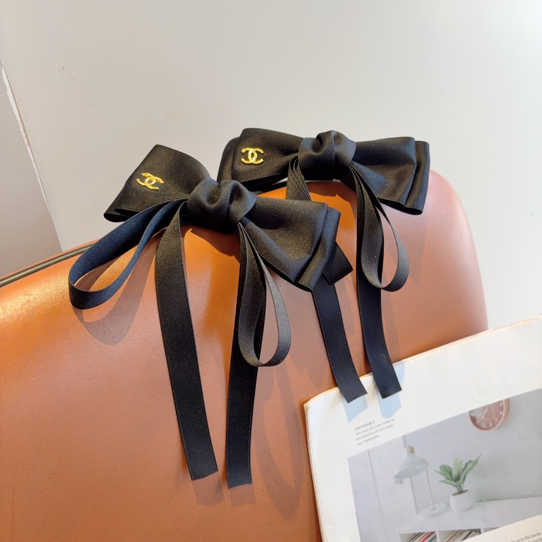 CHANEL シャネル ヘアクリップ ファッション ブランド 大ぶり かわいい ブラック - 画像 8