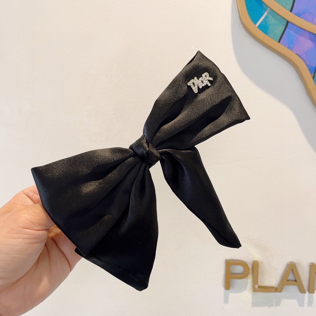 Dior ディオール ヘアアクセント ヘアクリップ ブラック ピンク ホワイト 全3色 - 画像 3