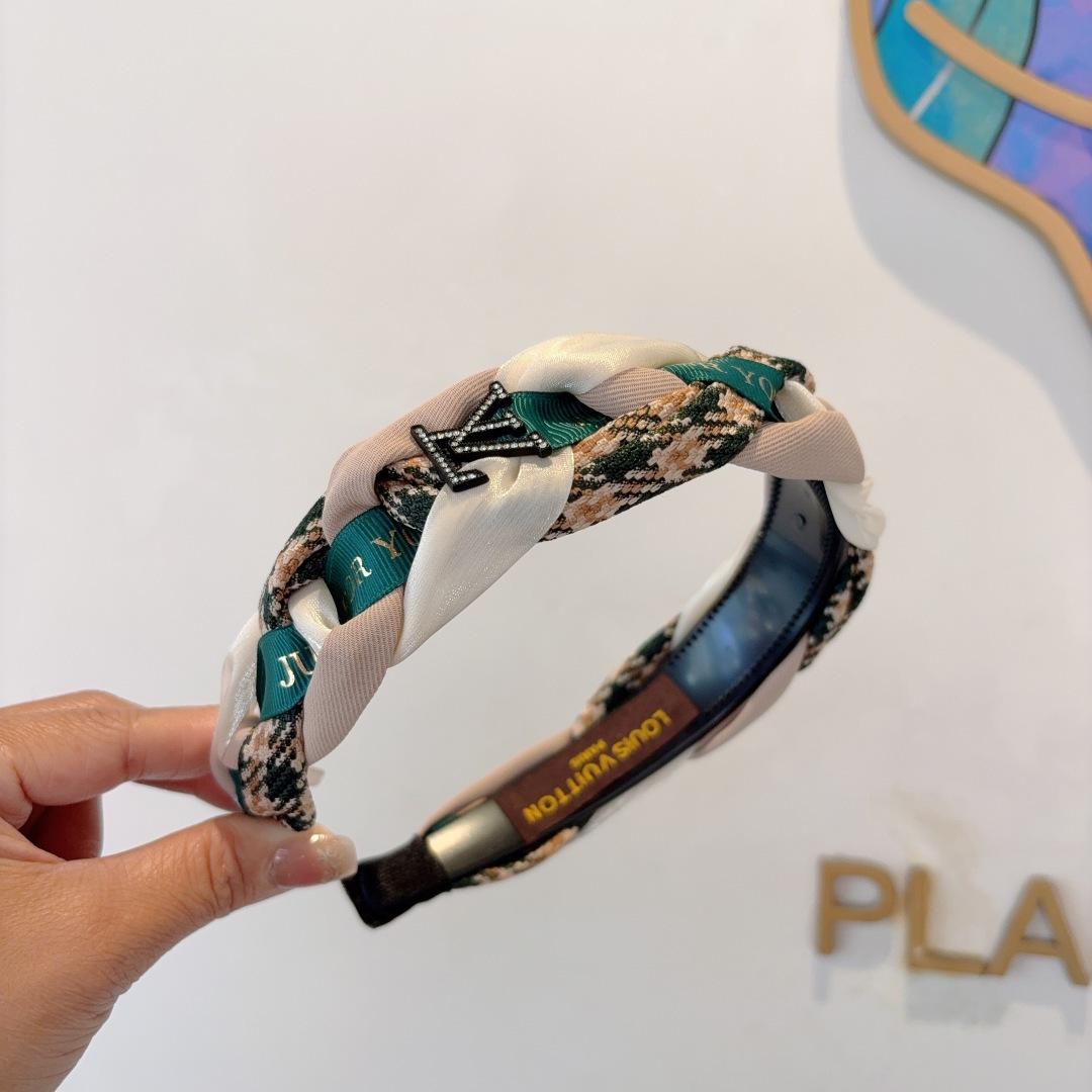 LOUIS VUITTON ルイヴィトン ヘアバンド ブランド ファッション ブランド ヘアアクセサリー 全3色 - 画像 3