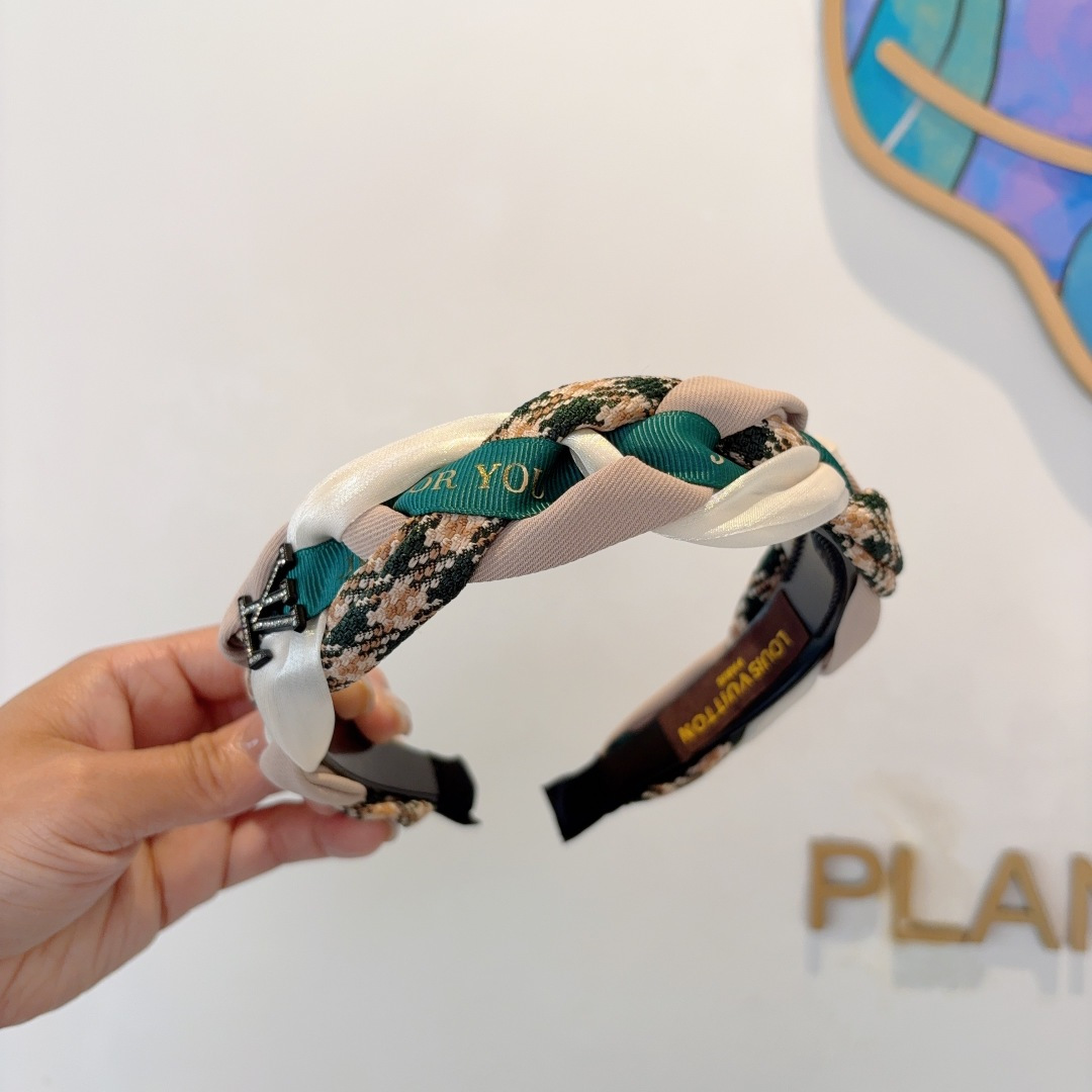 LOUIS VUITTON ルイヴィトン ヘアバンド ブランド ファッション ブランド ヘアアクセサリー 全3色 - 画像 4