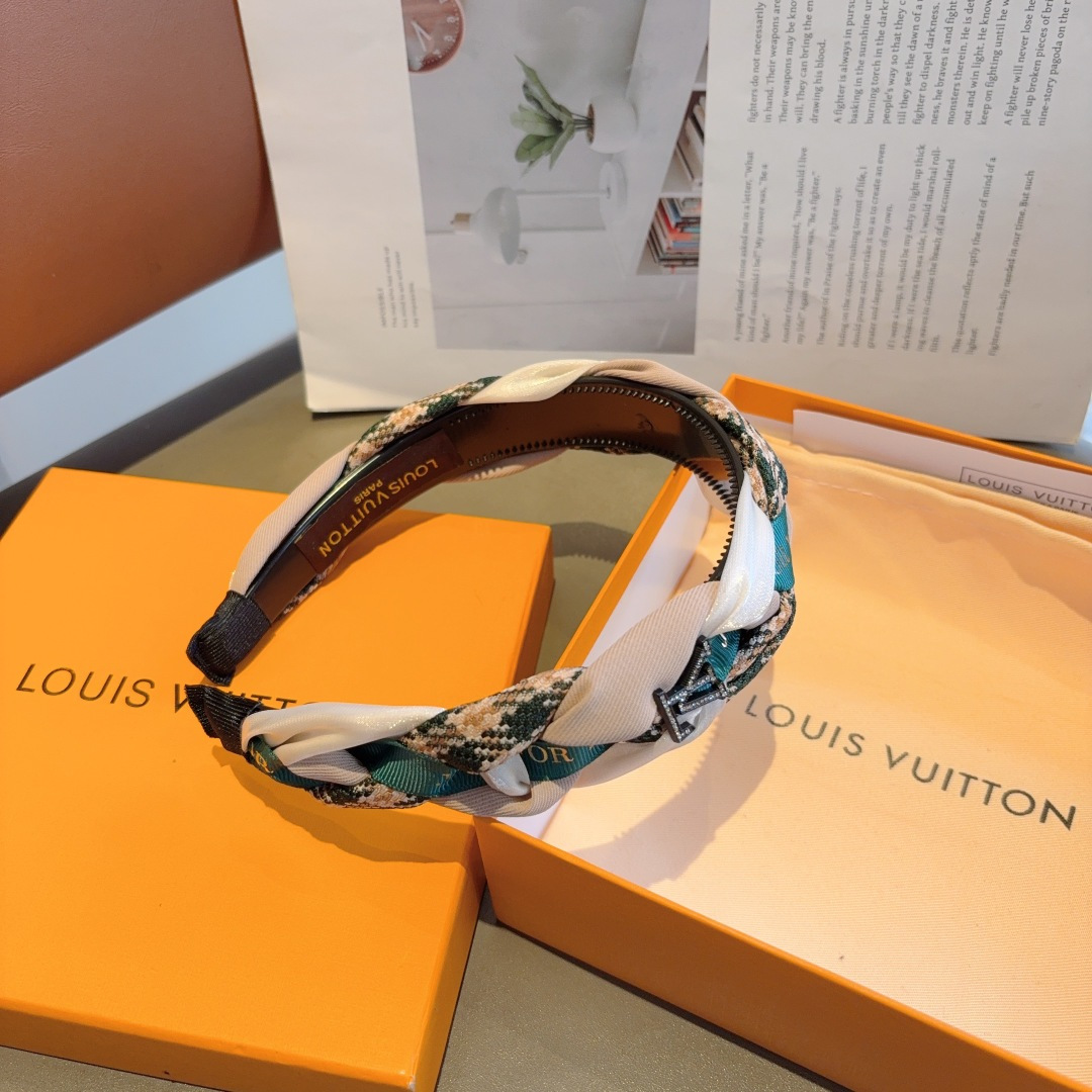 LOUIS VUITTON ルイヴィトン ヘアバンド ブランド ファッション ブランド ヘアアクセサリー 全3色 - 画像 6