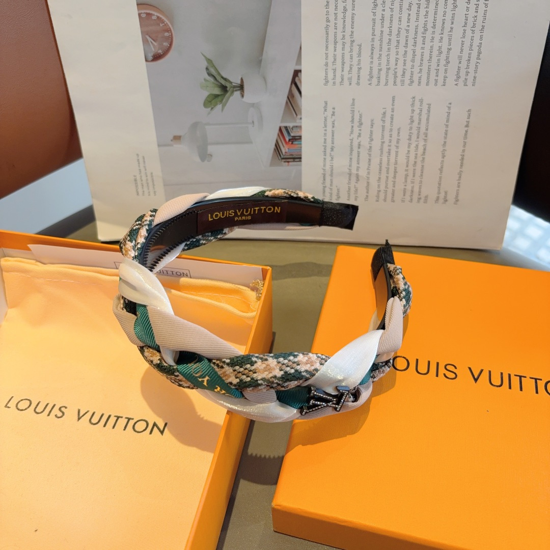 LOUIS VUITTON ルイヴィトン ヘアバンド ブランド ファッション ブランド ヘアアクセサリー 全3色 - 画像 7