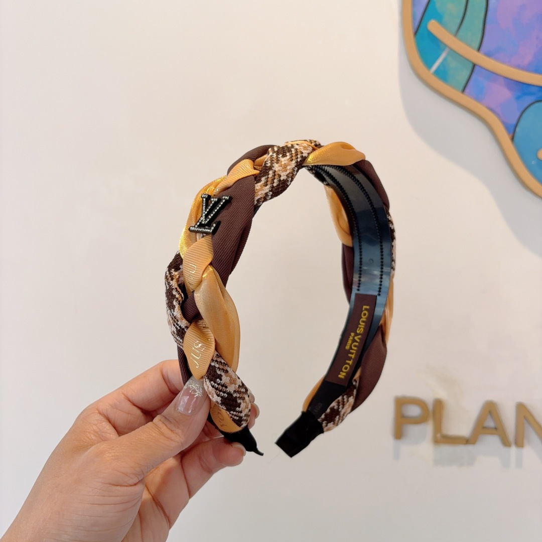 LOUIS VUITTON ルイヴィトン ヘアバンド ブランド ブラウン ブラック レッド グリーン オレンジ 全5色