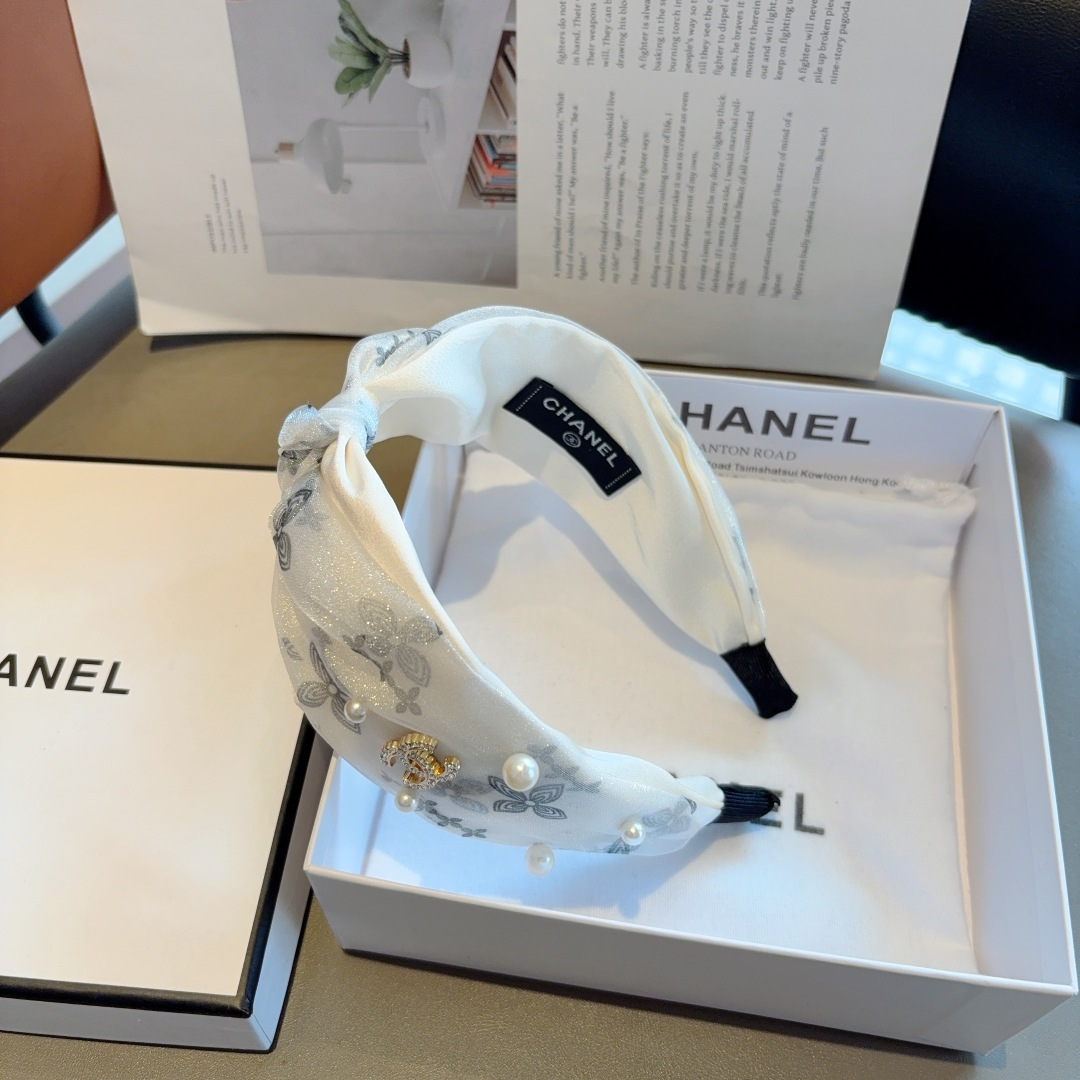 CHANEL シャネル ヘアバンド ファッション ピンク ブラック 全2色 - 画像 6