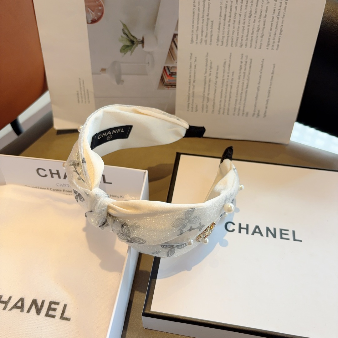 CHANEL シャネル ヘアバンド ファッション ピンク ブラック 全2色 - 画像 7