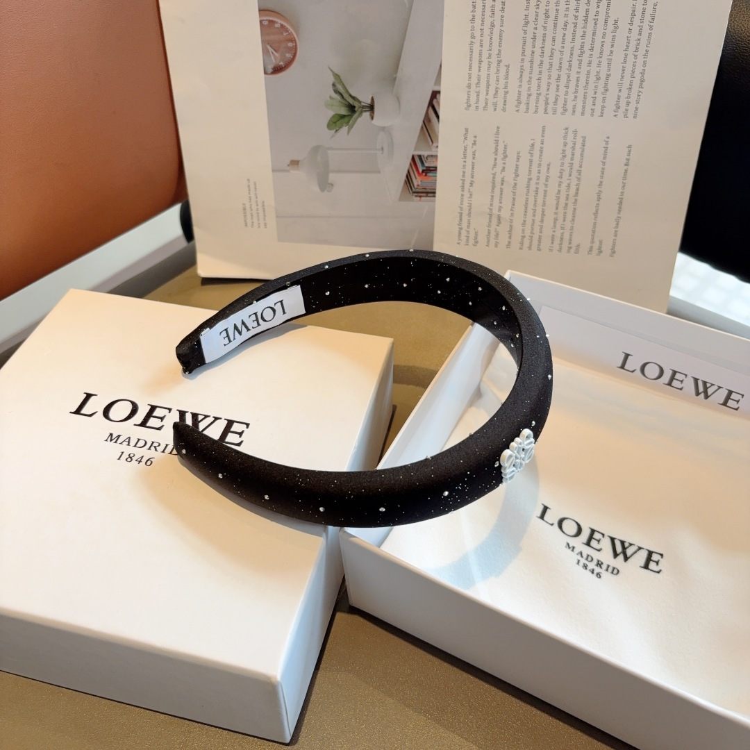 LOEWE ロエベ ヘアアクセント ファッション ブランド ブラック ベージュ 全2色 - 画像 8