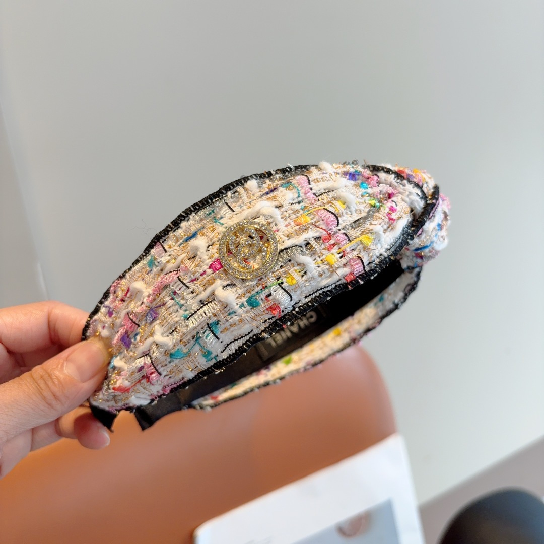 CHANEL シャネル ヘッドバンド 本革 フランネル 通勤 旅行 全4色 - 画像 5