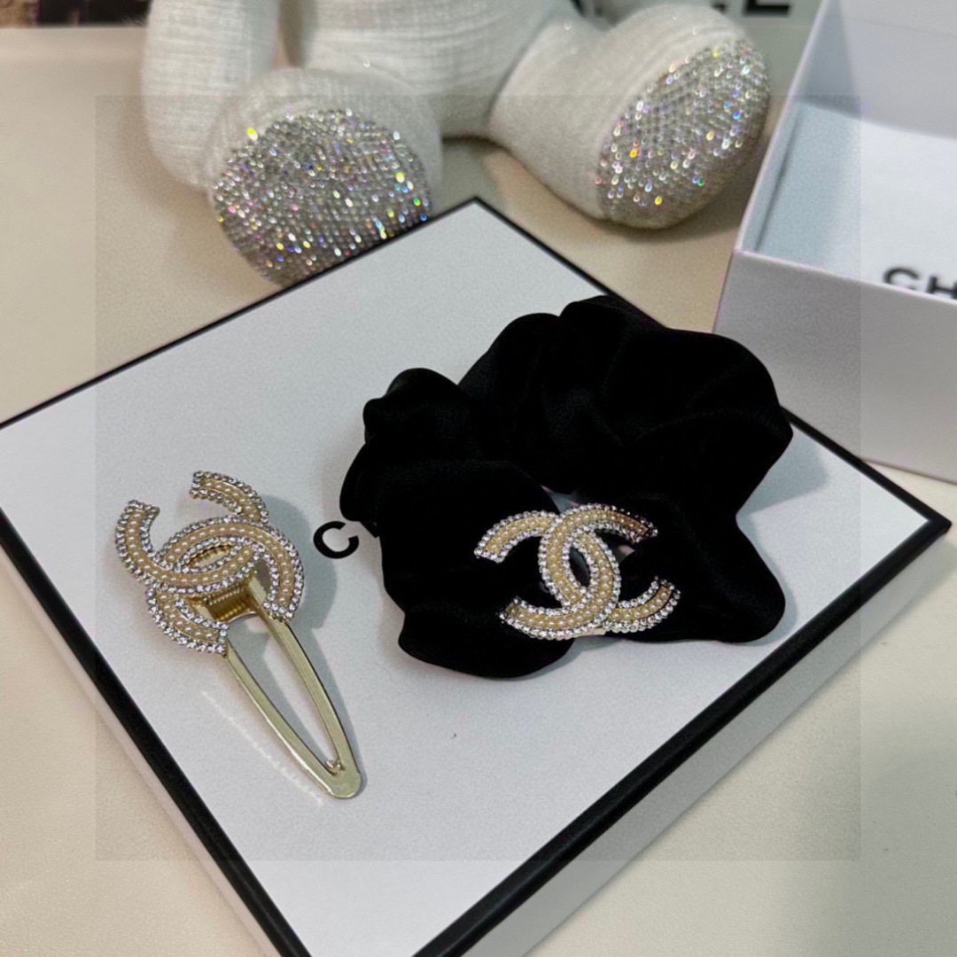 CHANEL シャネル ヘアアクセサリー ヘアピン ヘアクリップ ブラック - 画像 8