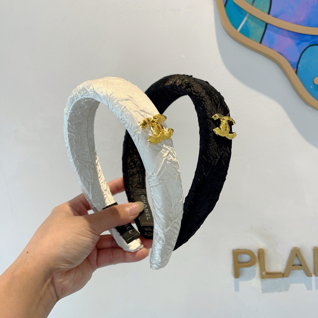 CHANEL シャネル ヘアバンド 本革 通勤 通学 ブラック 全2色 - 画像 9