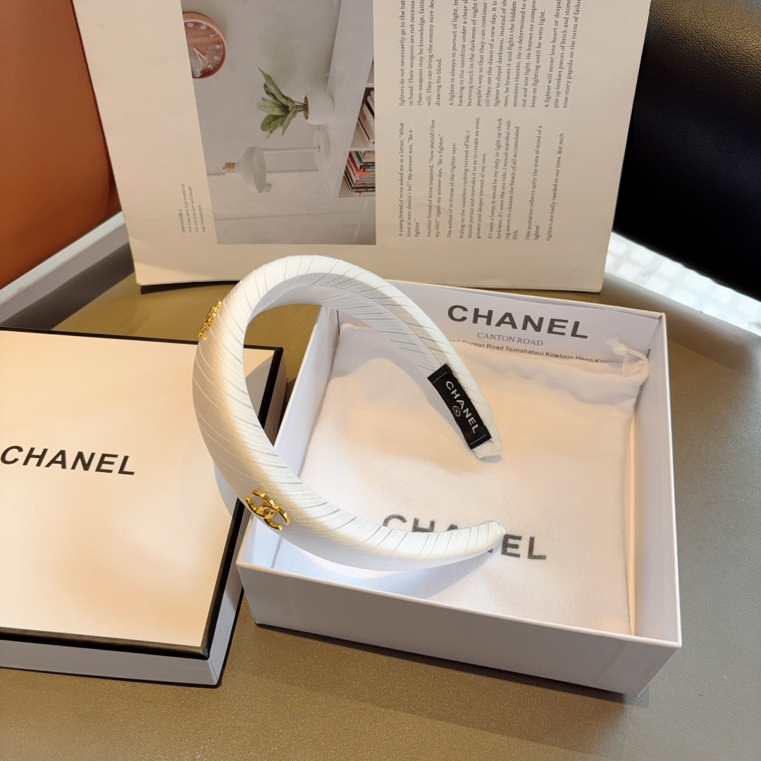 CHANEL シャネル ヘアバンド 本革 通勤 全3色 - 画像 6