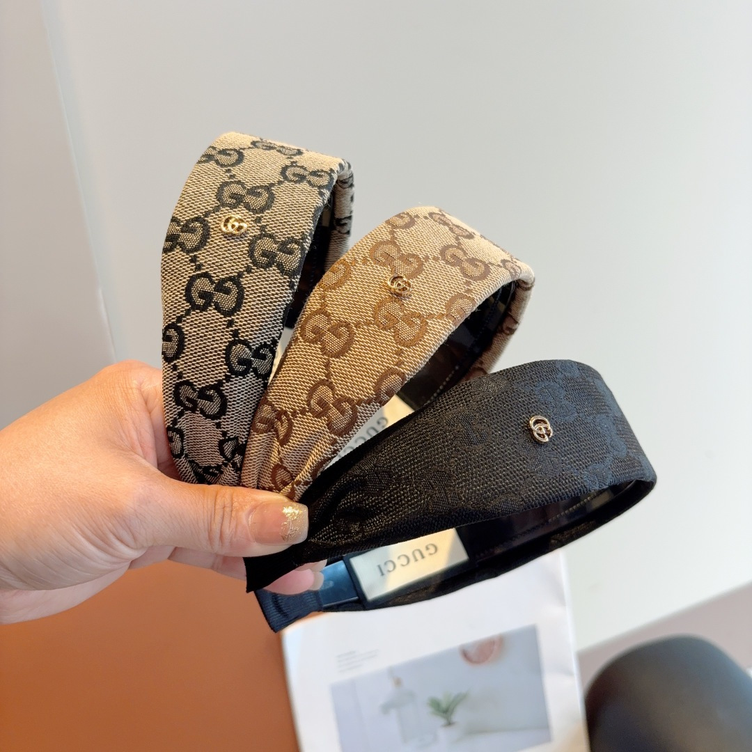 GUCCI グッチ ヘアアクセサリー シルク ブランド ベージュ 全2色 - 画像 9