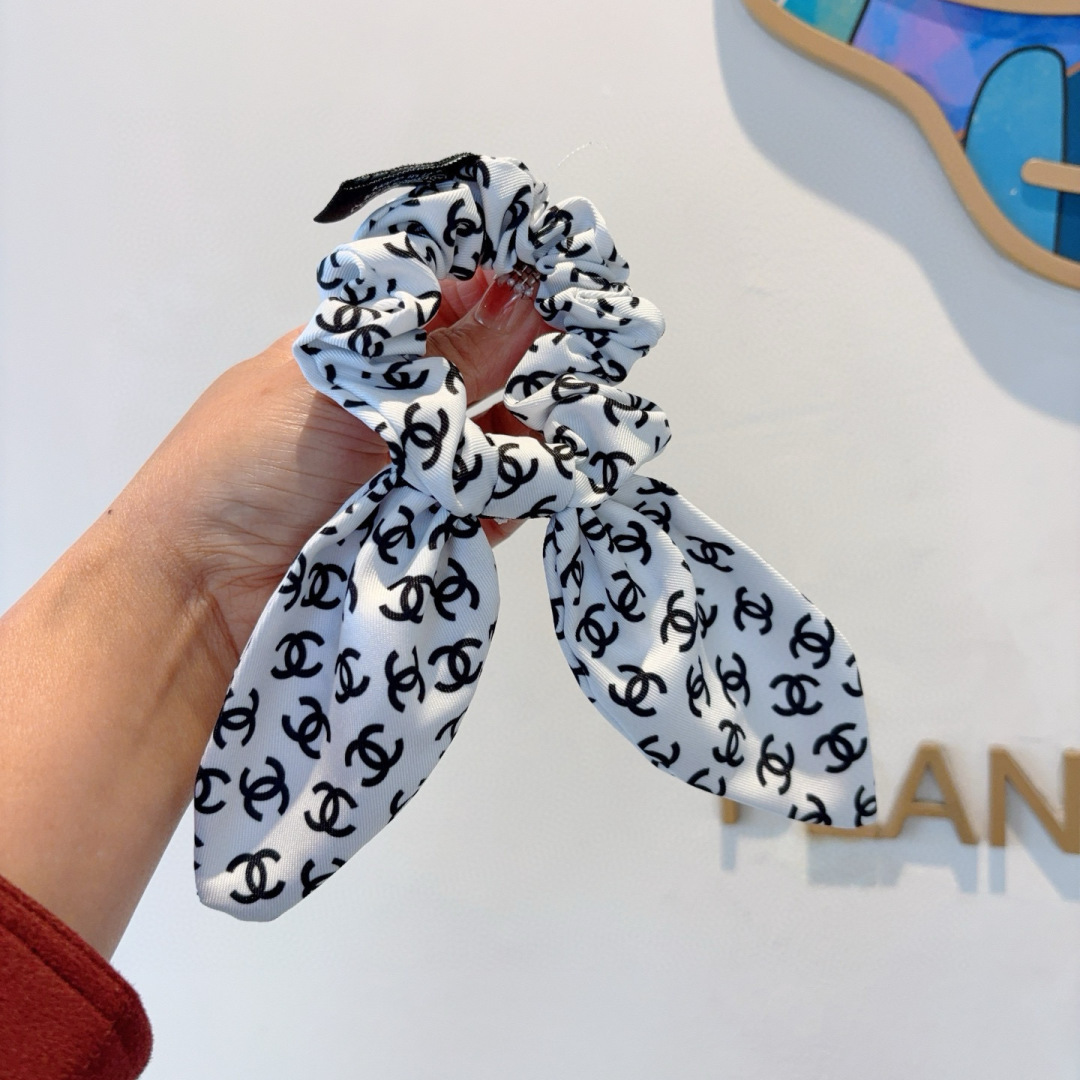 CHANEL シャネル ヘアゴム ファッション リボン ブランド 2色展開 - 画像 2
