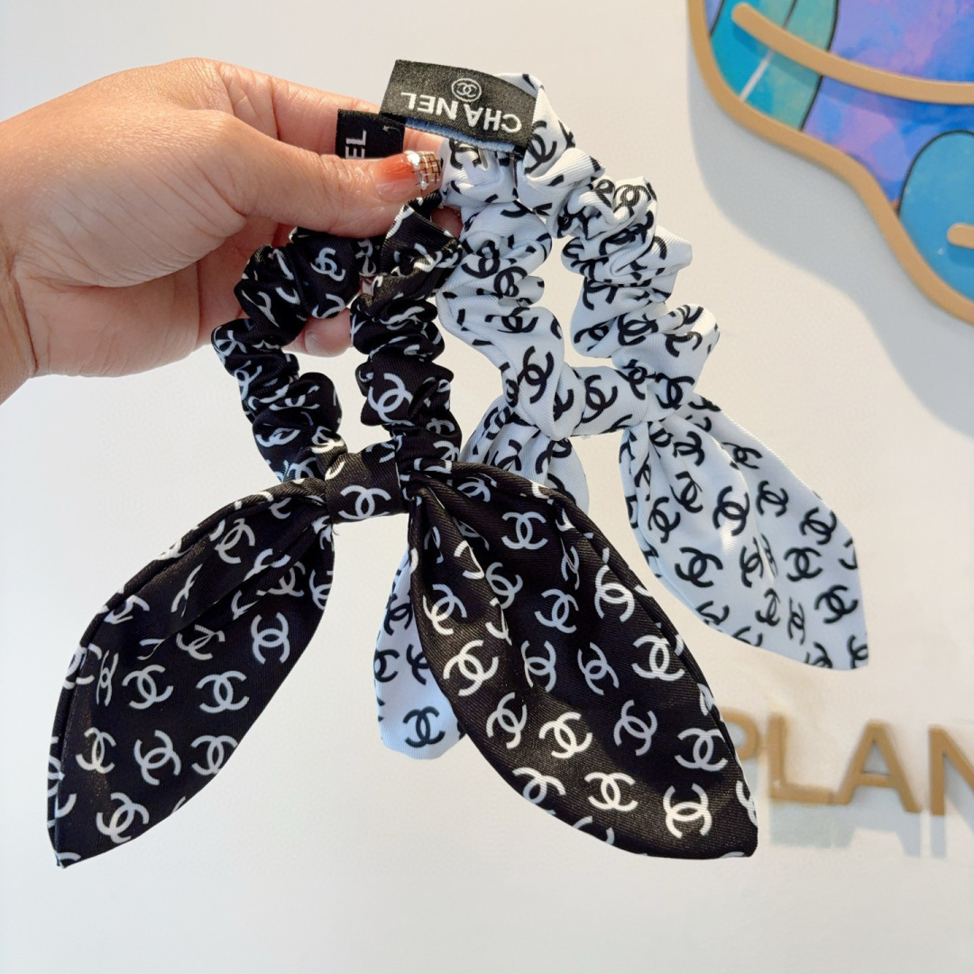 CHANEL シャネル ヘアゴム ファッション リボン ブランド 2色展開 - 画像 3