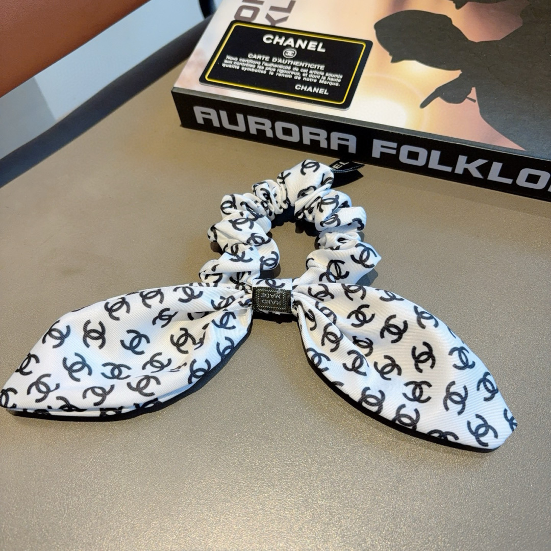 CHANEL シャネル ヘアゴム ファッション リボン ブランド 2色展開 - 画像 5