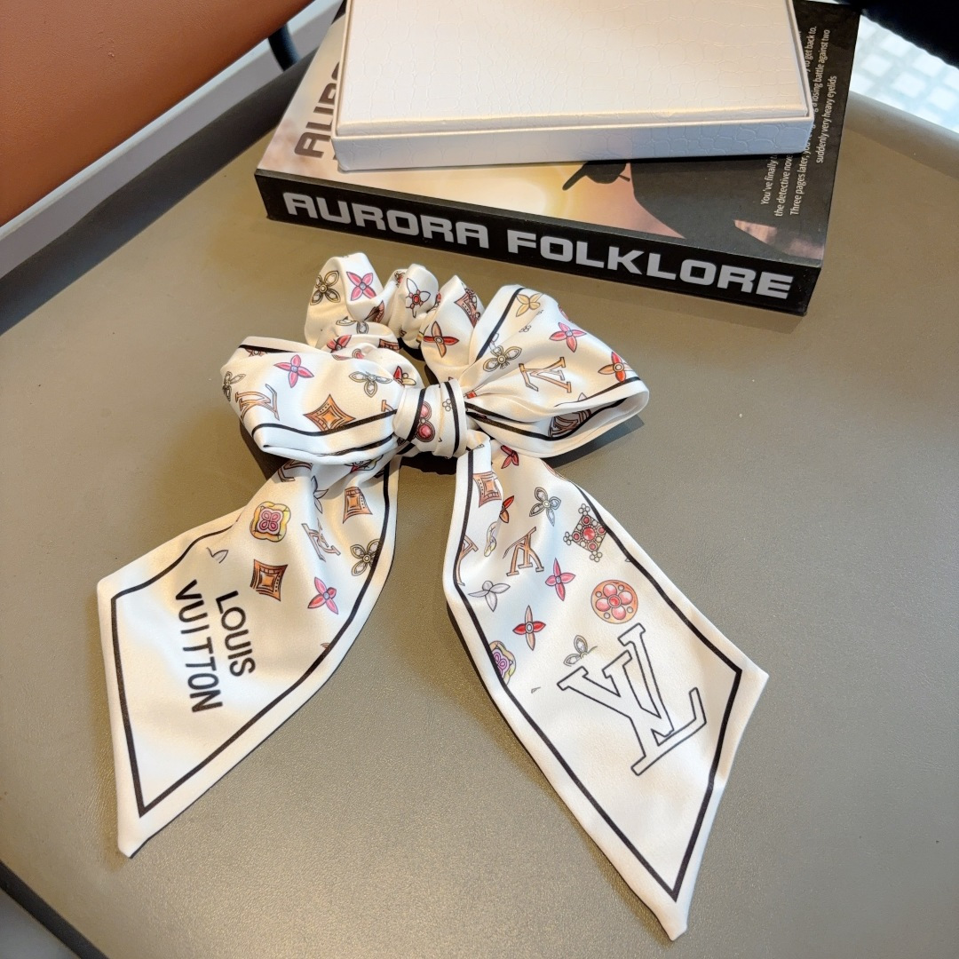 LOUIS VUITTON ルイヴィトン ヘアリボン ファッション シルク 3色展開 - 画像 6
