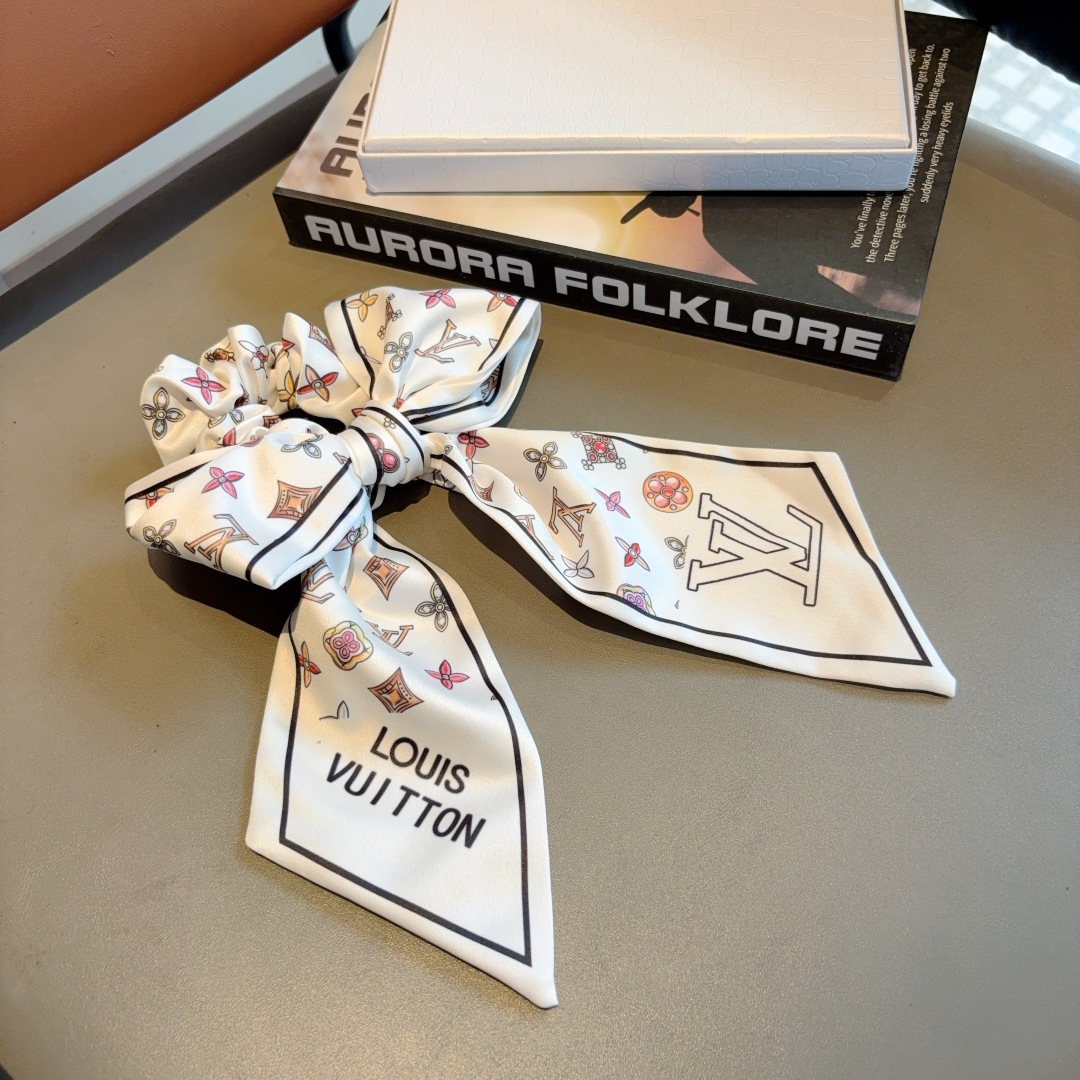 LOUIS VUITTON ルイヴィトン ヘアリボン ファッション シルク 3色展開 - 画像 7