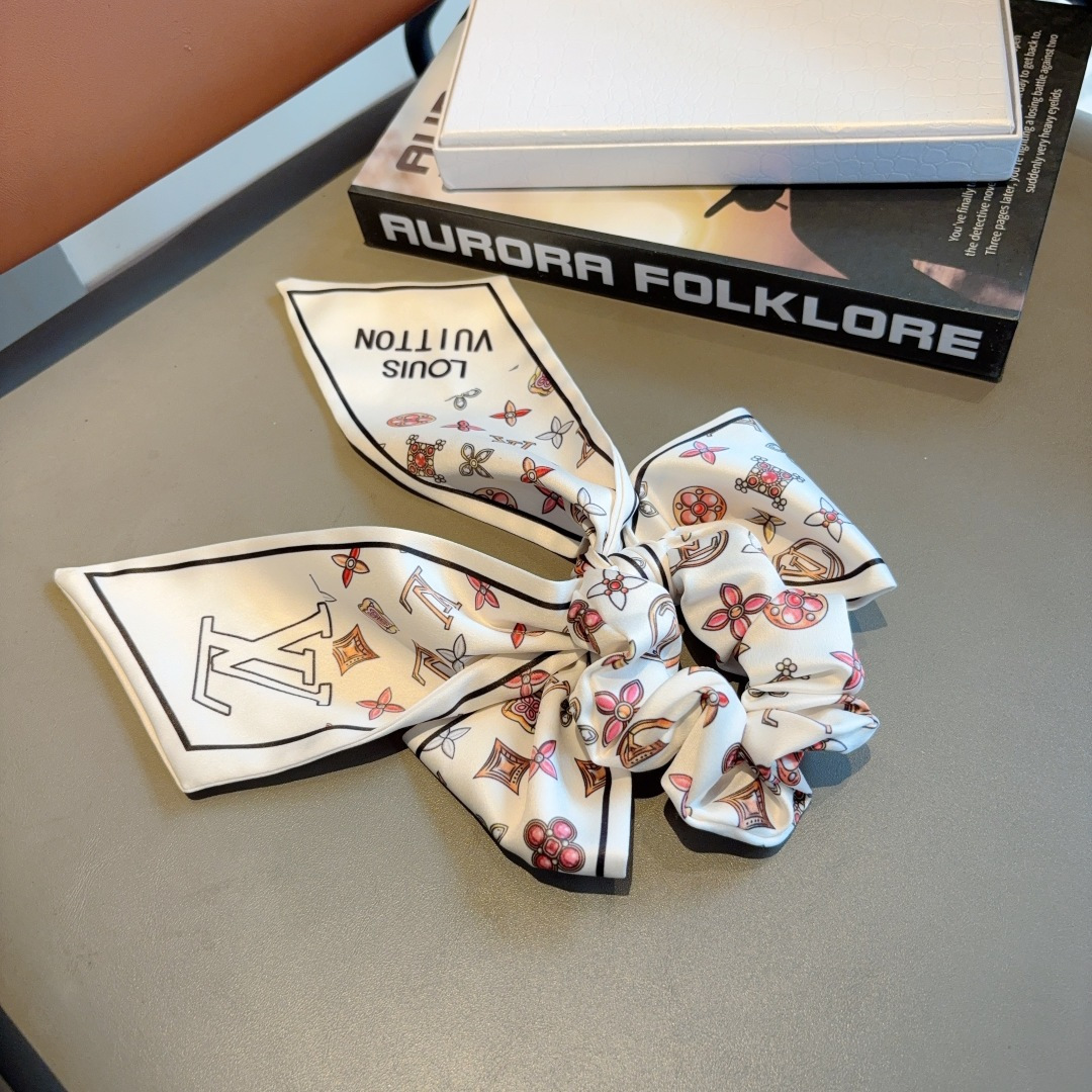 LOUIS VUITTON ルイヴィトン ヘアリボン ファッション シルク 3色展開 - 画像 8