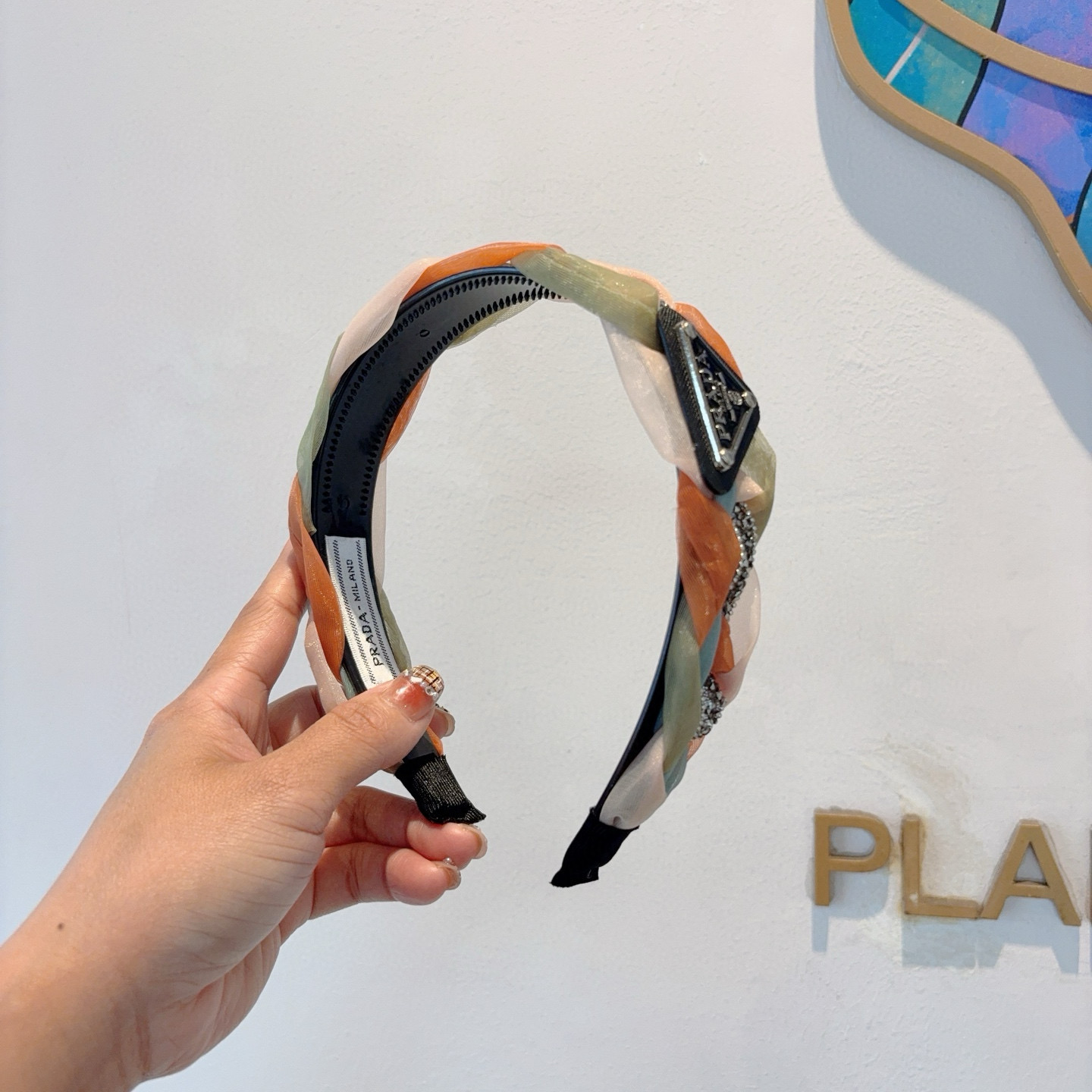 PRADA プラダ ヘアバンド ブランド フラットヘアアクセサリー 全4色 - 画像 2