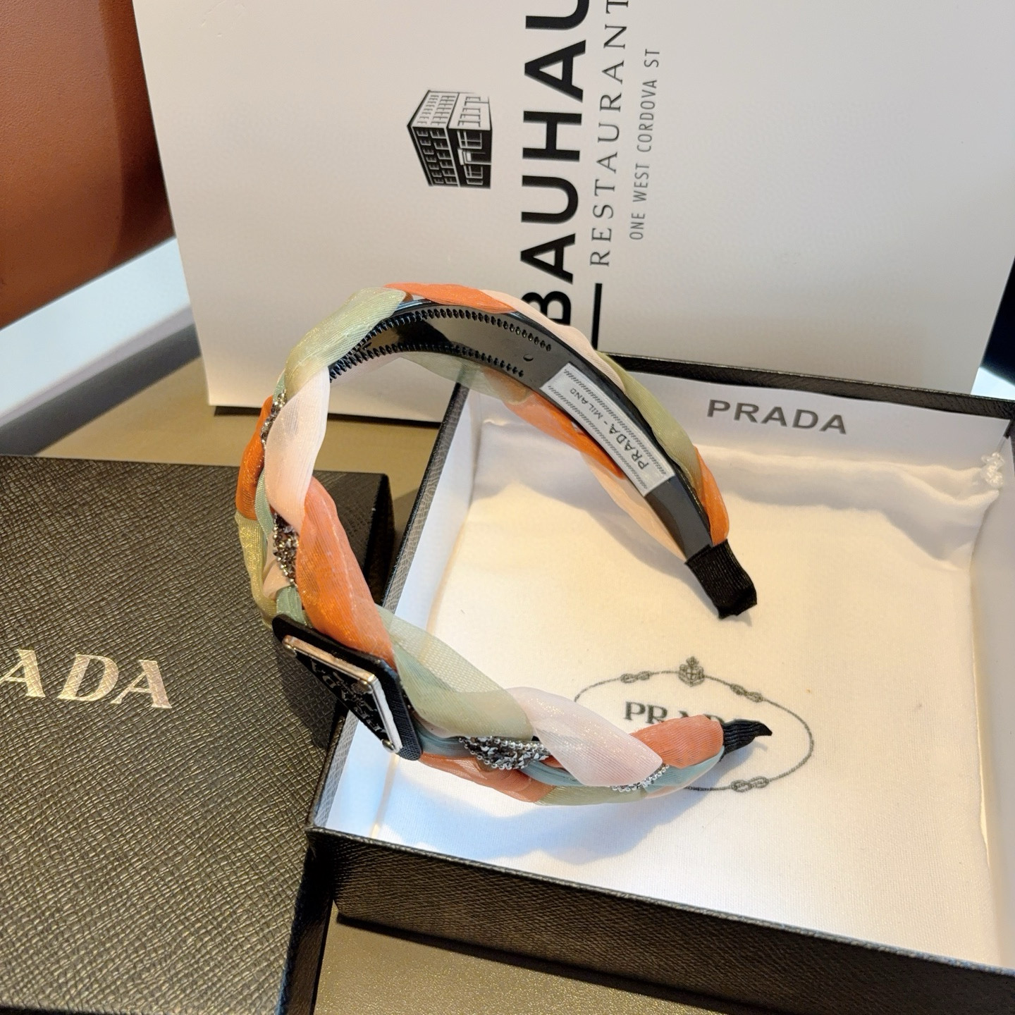 PRADA プラダ ヘアバンド ブランド フラットヘアアクセサリー 全4色 - 画像 7
