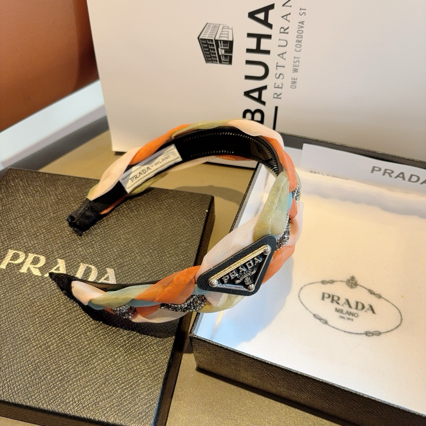 PRADA プラダ ヘアバンド ブランド フラットヘアアクセサリー 全4色 - 画像 8