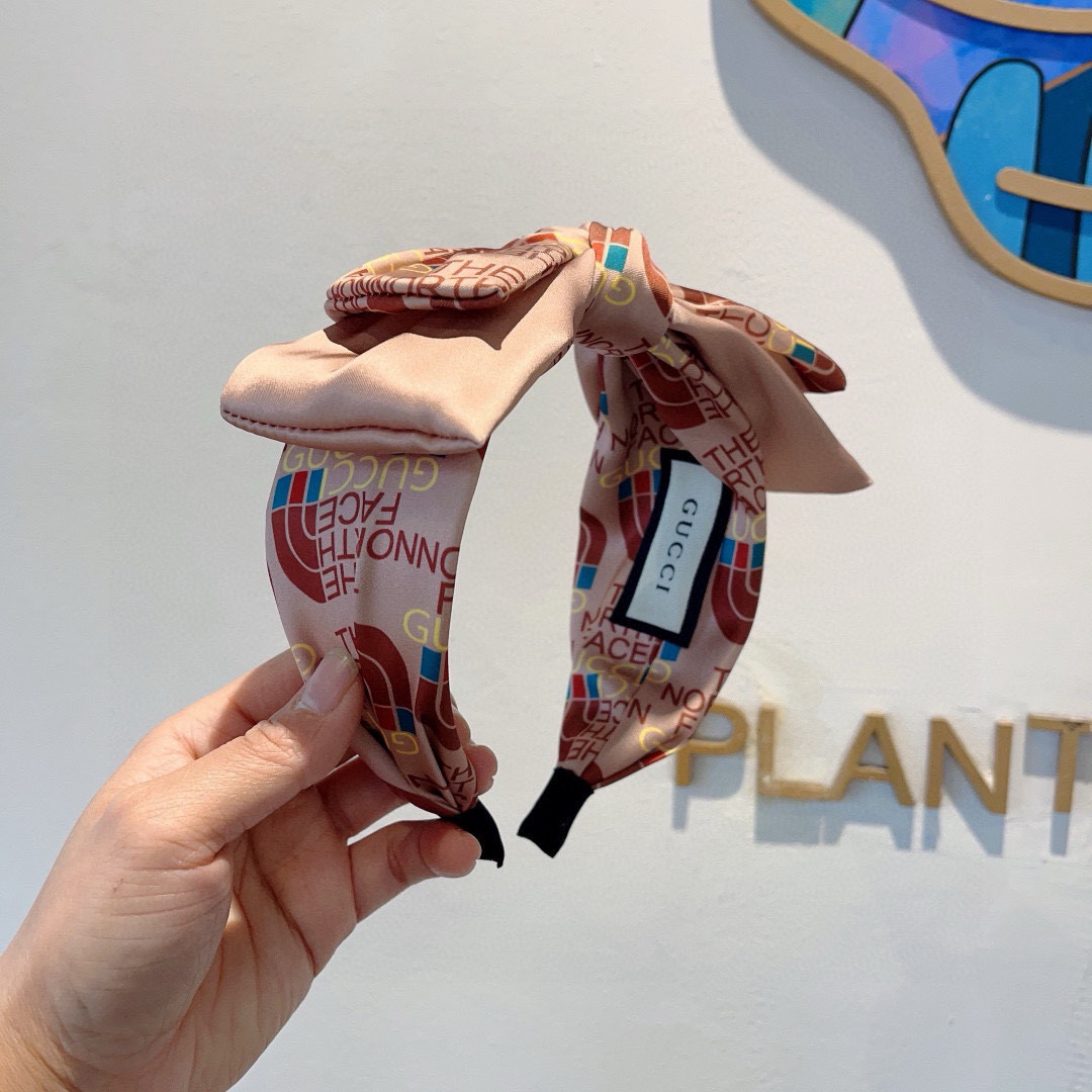 GUCCI グッチ ヘアアクセサリー ファッション バンド ベージュ - 画像 2