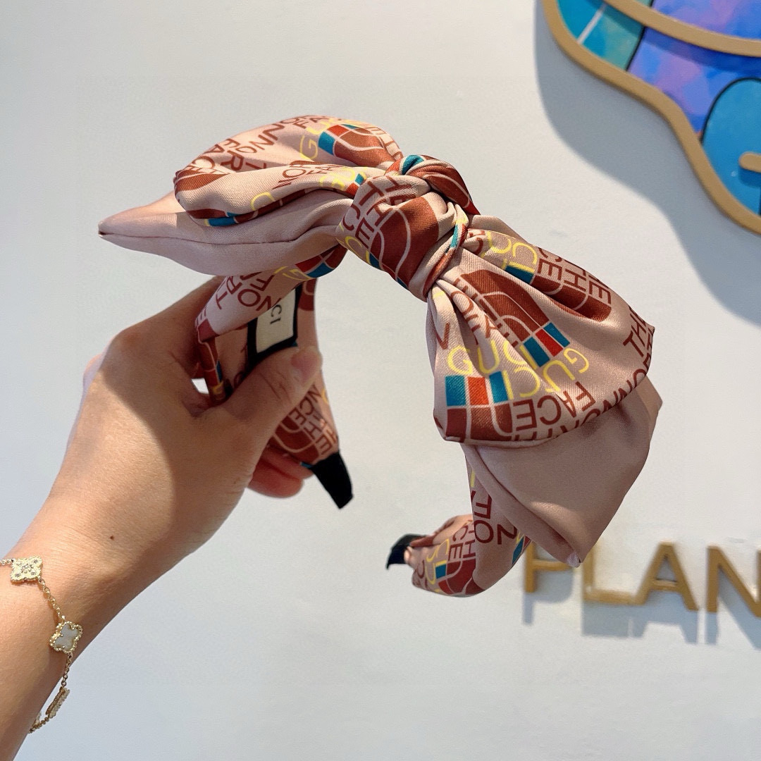 GUCCI グッチ ヘアアクセサリー ファッション バンド ベージュ - 画像 3