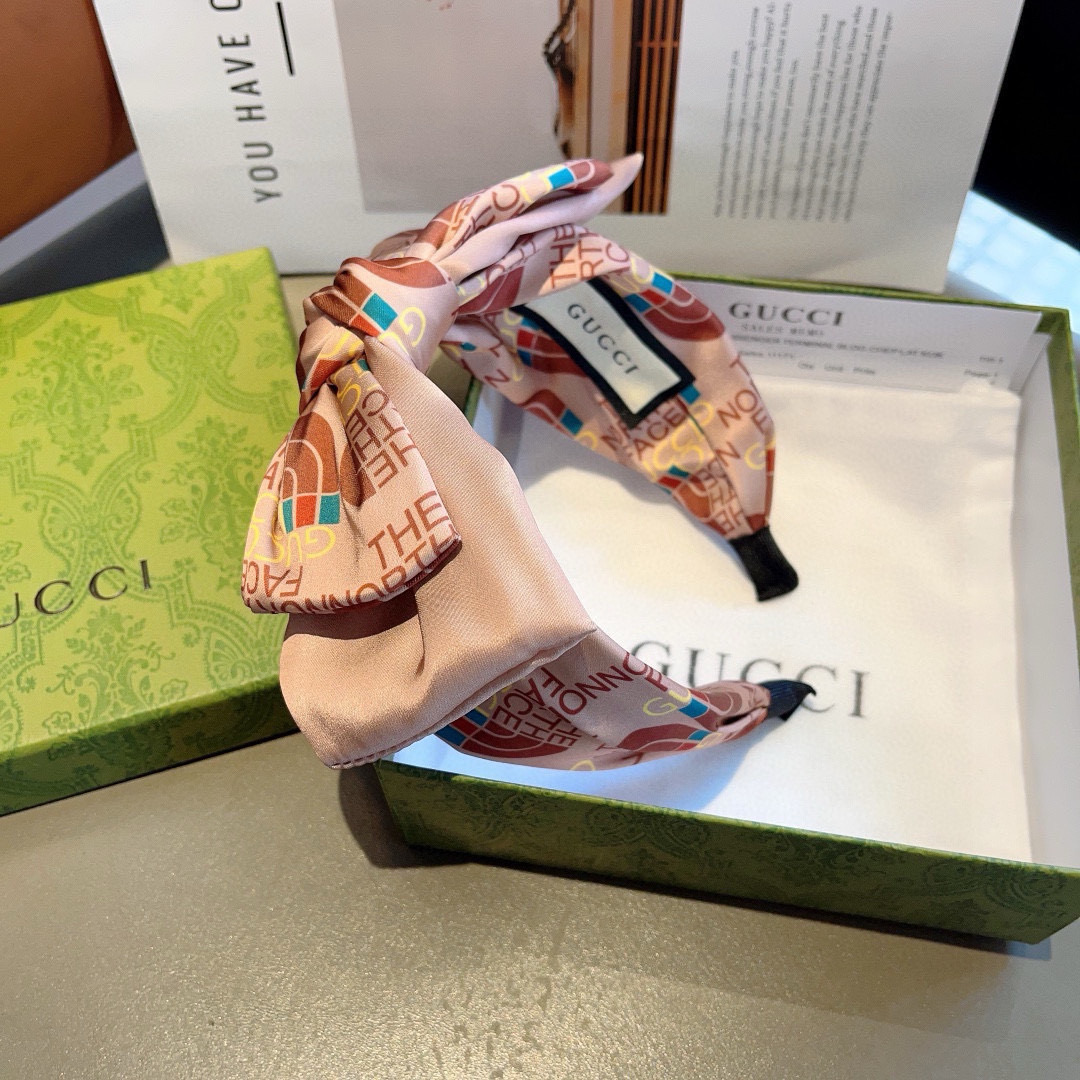 GUCCI グッチ ヘアアクセサリー ファッション バンド ベージュ - 画像 5