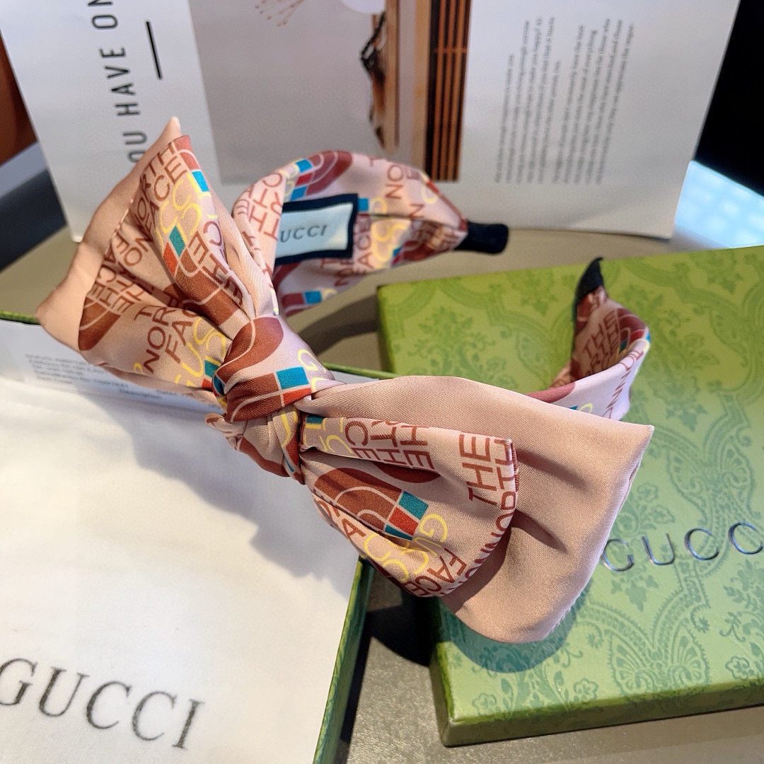 GUCCI グッチ ヘアアクセサリー ファッション バンド ベージュ - 画像 8