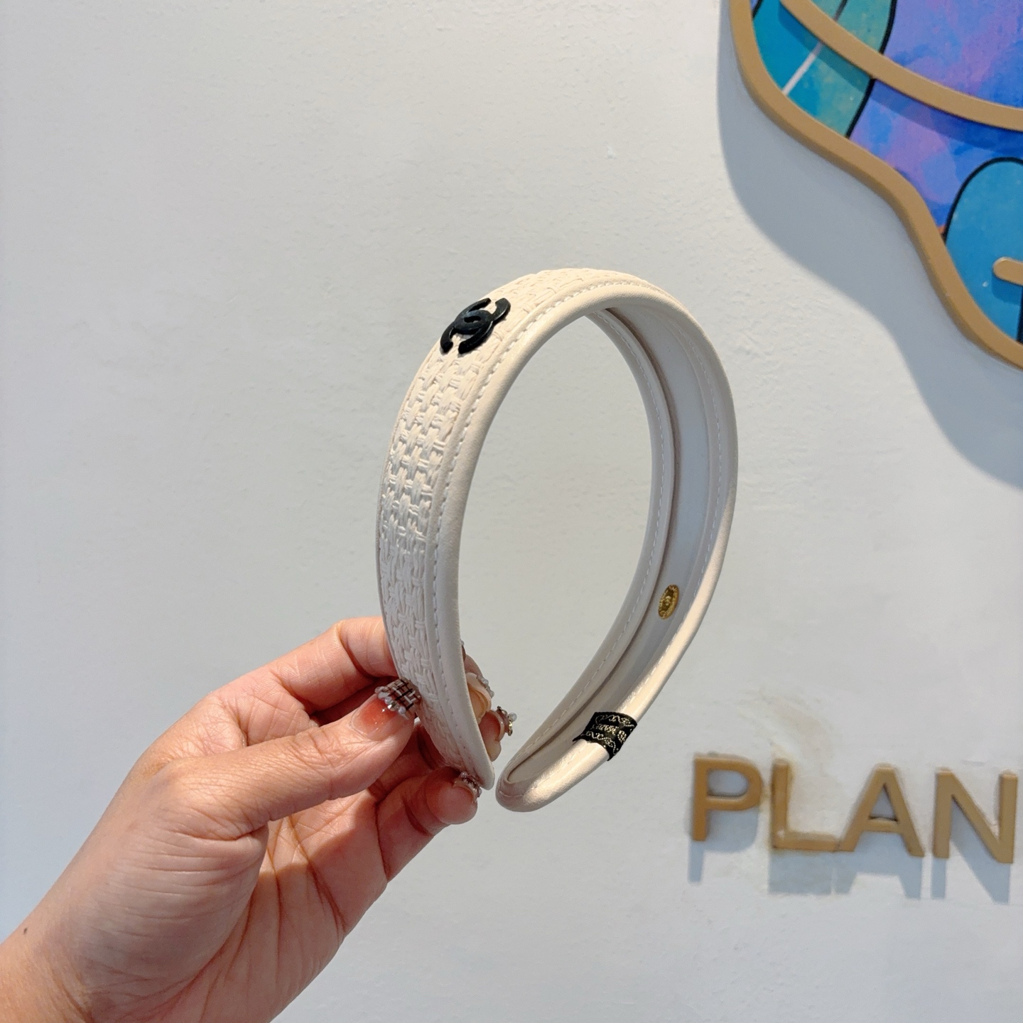 CHANEL シャネル ヘアアクセント フラットヘアバンド 本革 全3色