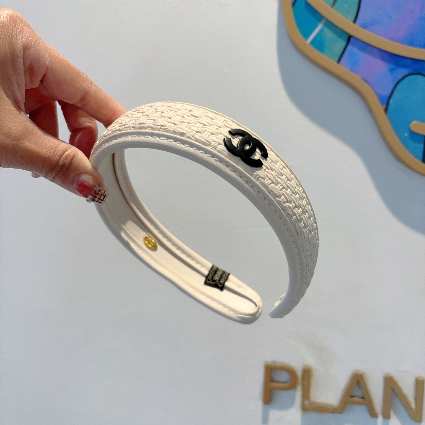 CHANEL シャネル ヘアアクセント フラットヘアバンド 本革 全3色 - 画像 4