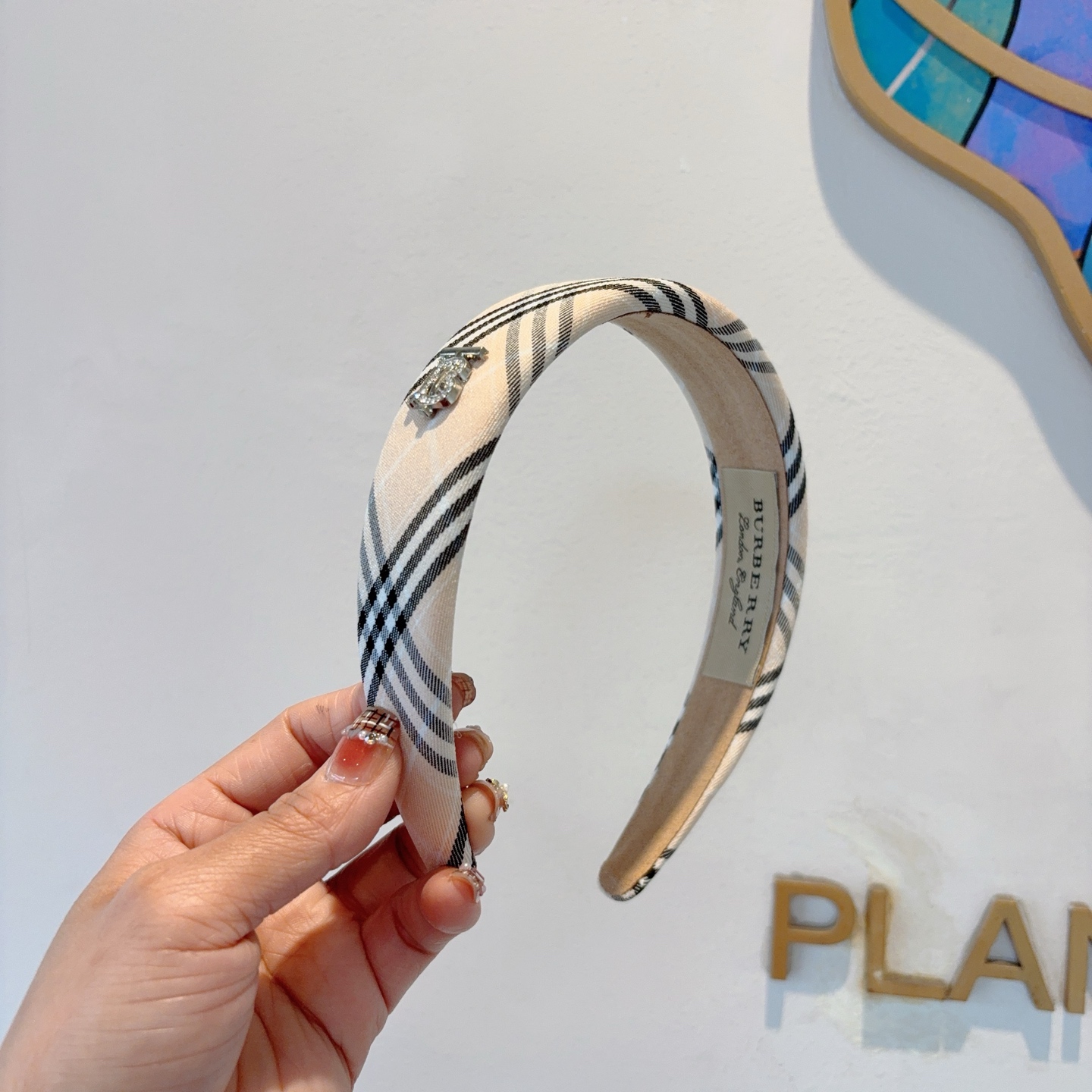 BURBERRY バーバリー ウエストバンド ブランド チェック柄 通勤 通学 ブラック ホワイト 2色展開