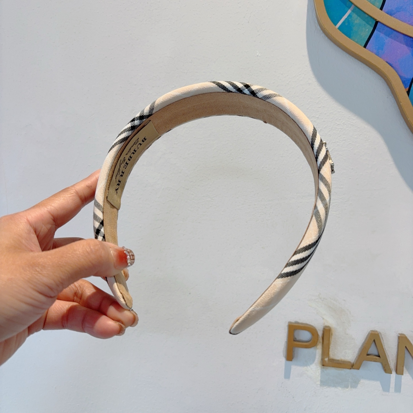 BURBERRY バーバリー ウエストバンド ブランド チェック柄 通勤 通学 ブラック ホワイト 2色展開 - 画像 4