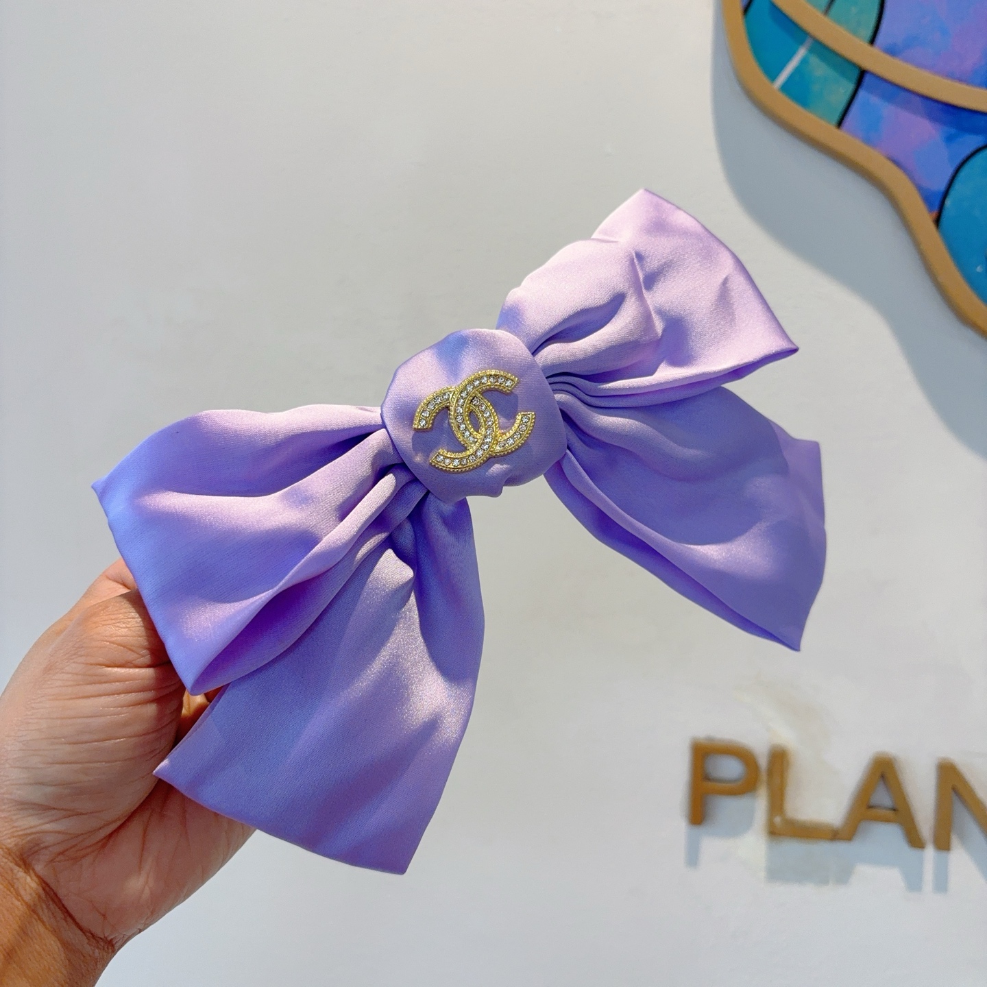 CHANEL シャネル ヘアクリップ ボリュームリボン ファッション ブラック