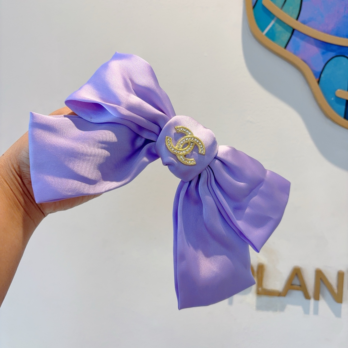 CHANEL シャネル ヘアクリップ ボリュームリボン ファッション ブラック - 画像 2