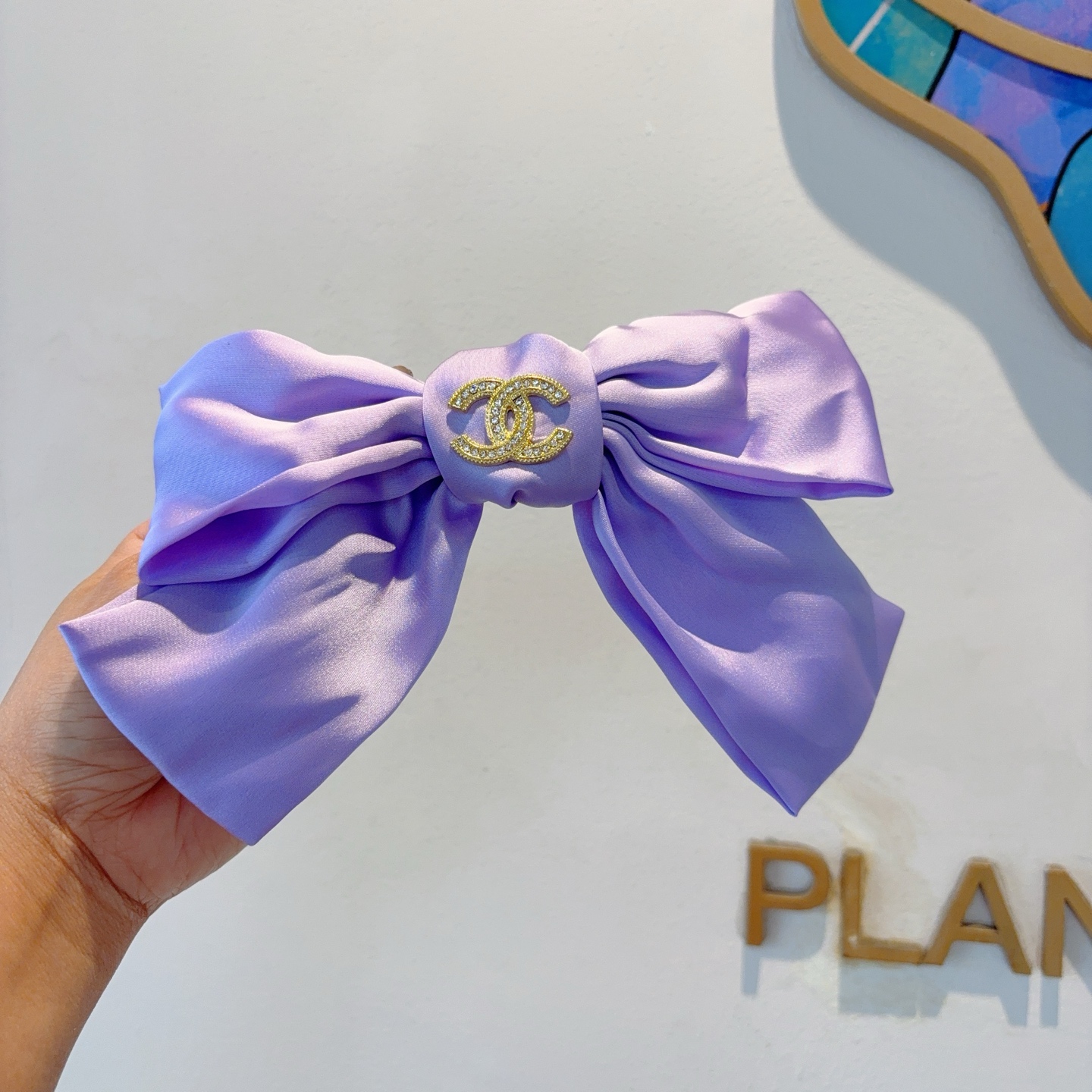 CHANEL シャネル ヘアクリップ ボリュームリボン ファッション ブラック - 画像 3