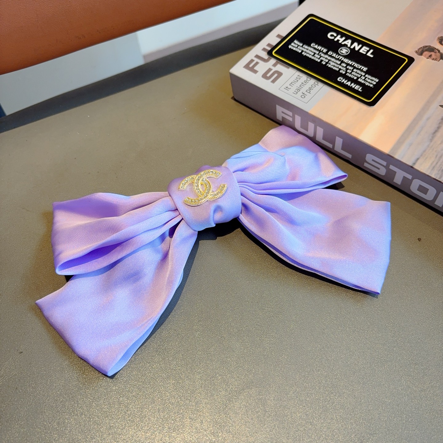 CHANEL シャネル ヘアクリップ ボリュームリボン ファッション ブラック - 画像 5