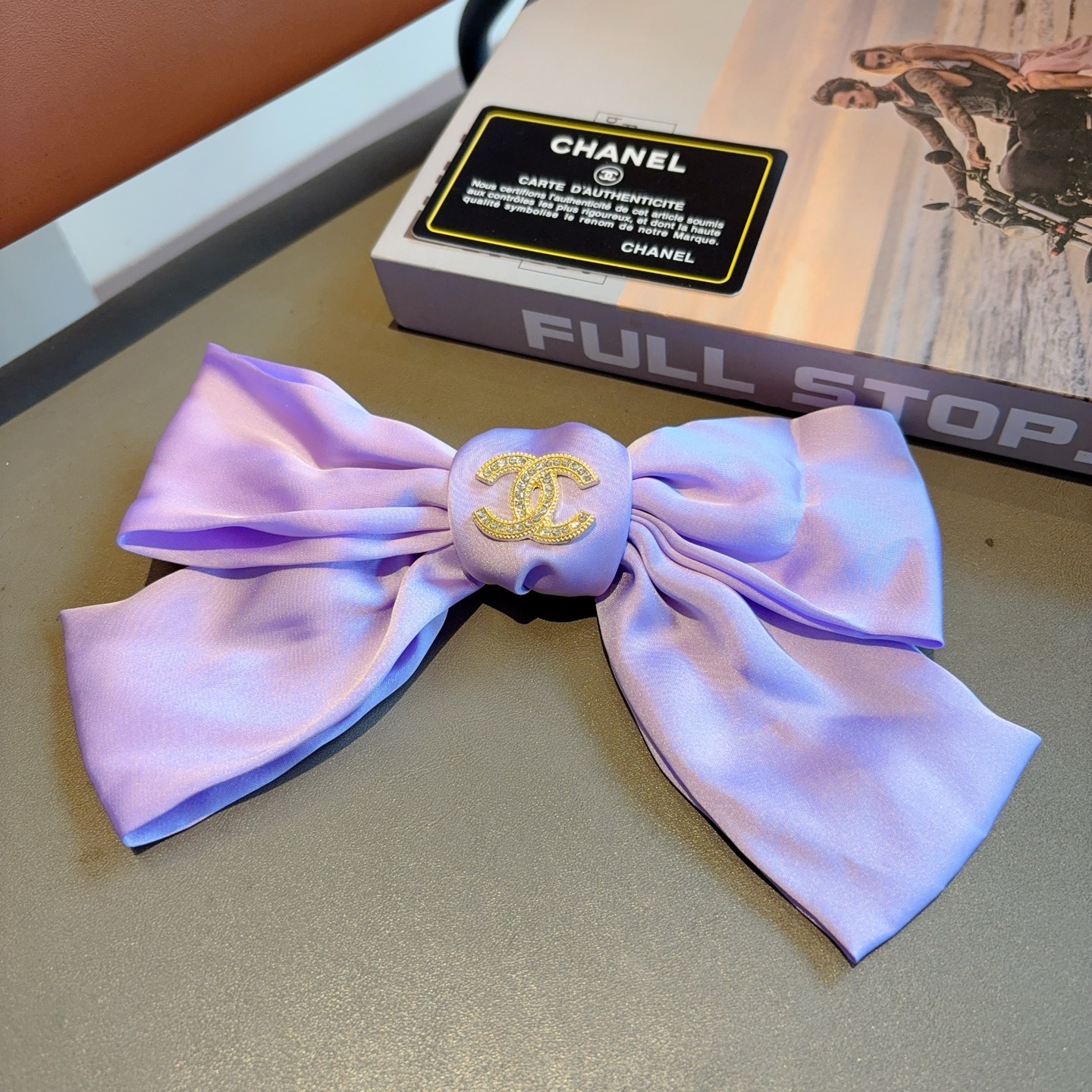 CHANEL シャネル ヘアクリップ ボリュームリボン ファッション ブラック - 画像 6