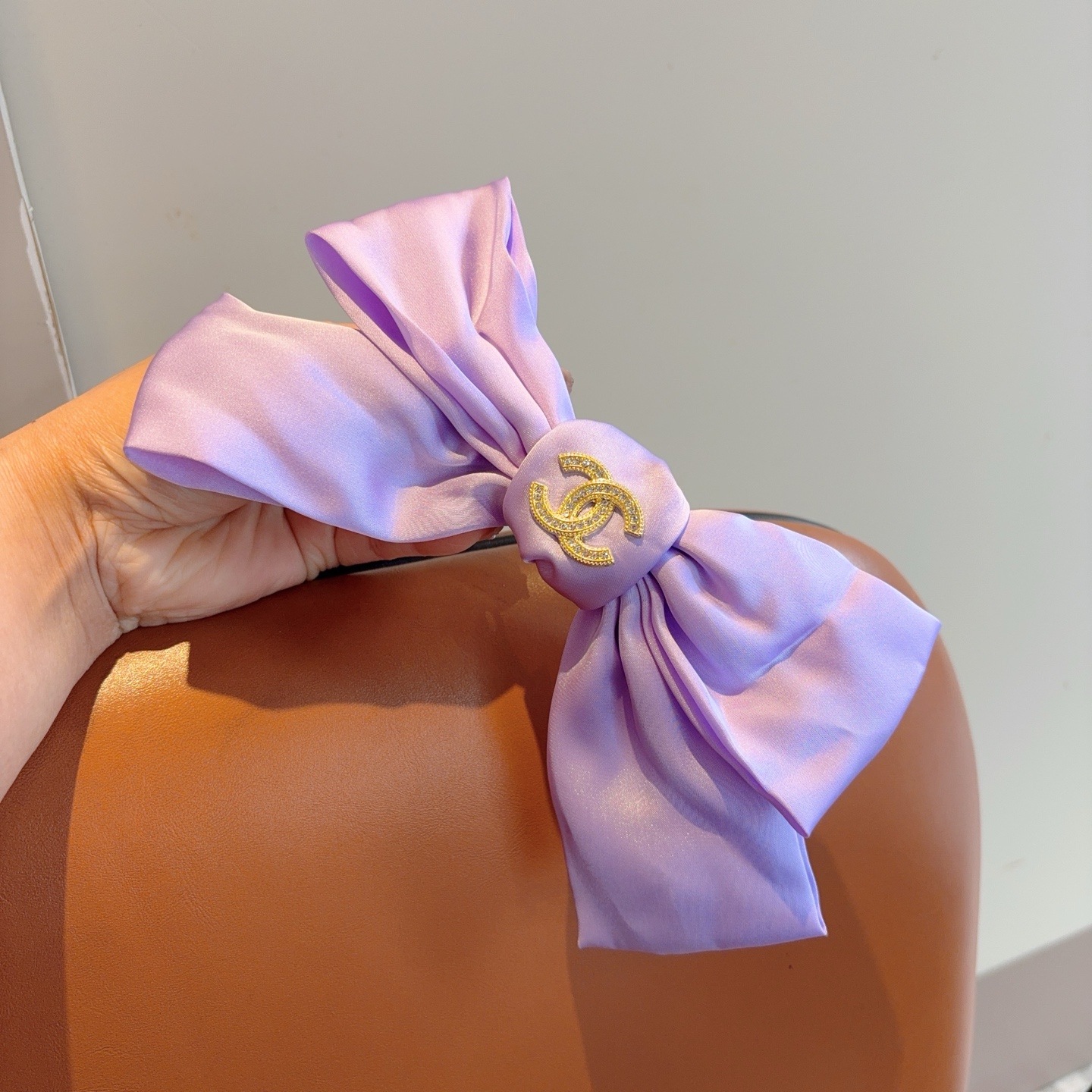 CHANEL シャネル ヘアクリップ ボリュームリボン ファッション ブラック - 画像 8