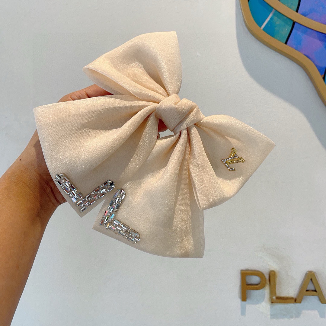 LV ルイ・ヴィトン ヘアアクセサリー ファッション ポニーテール ベージュ - 画像 3