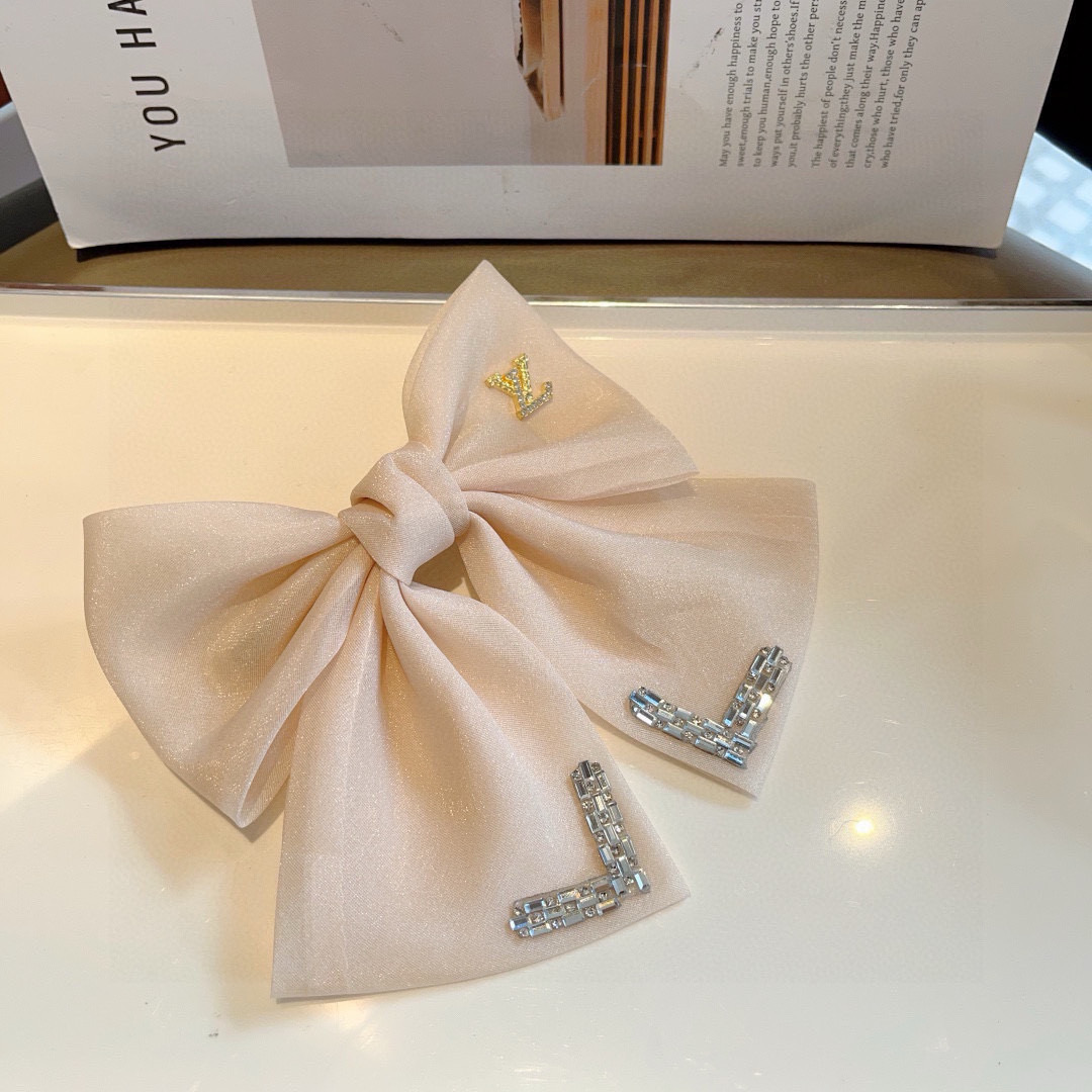 LV ルイ・ヴィトン ヘアアクセサリー ファッション ポニーテール ベージュ - 画像 5