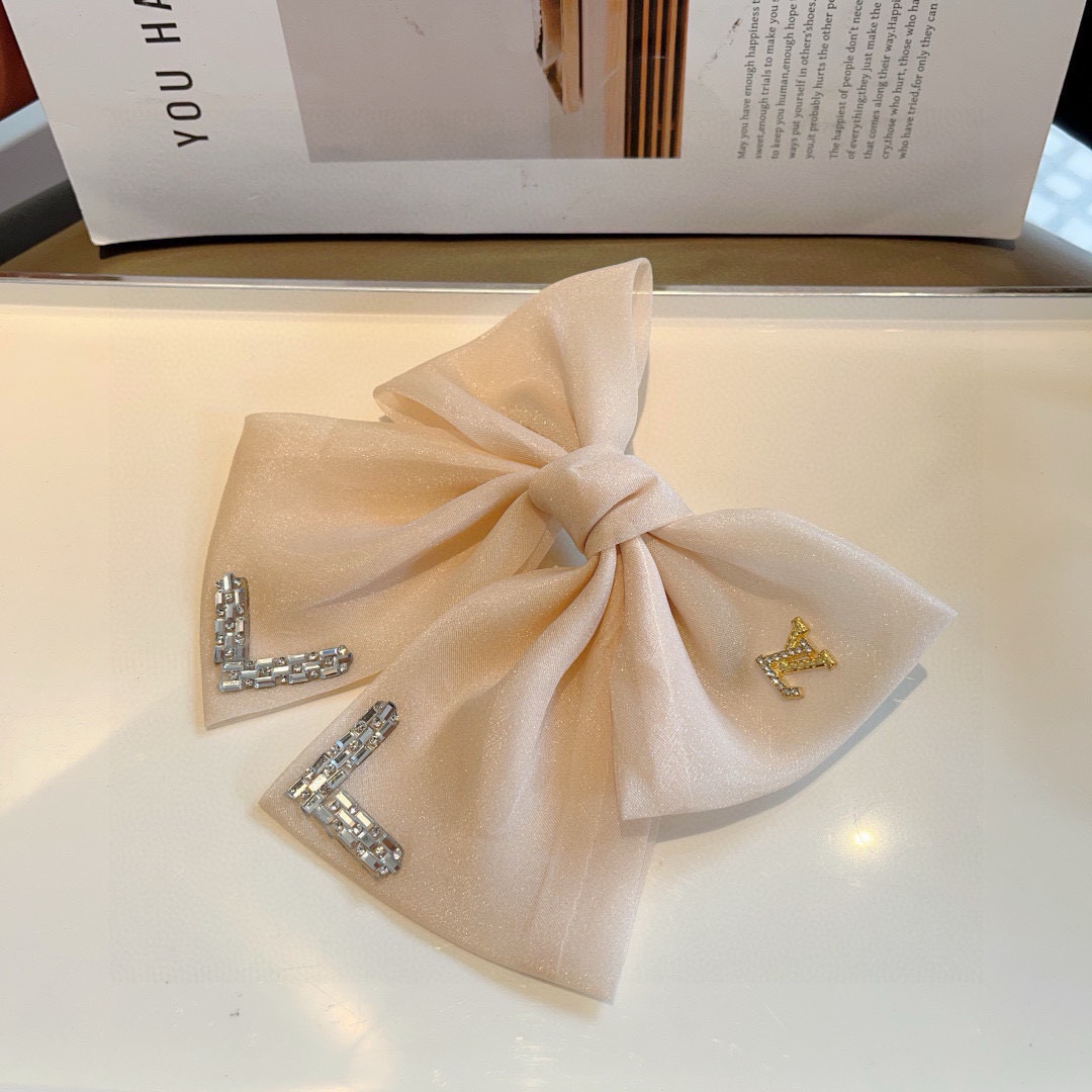 LV ルイ・ヴィトン ヘアアクセサリー ファッション ポニーテール ベージュ - 画像 7